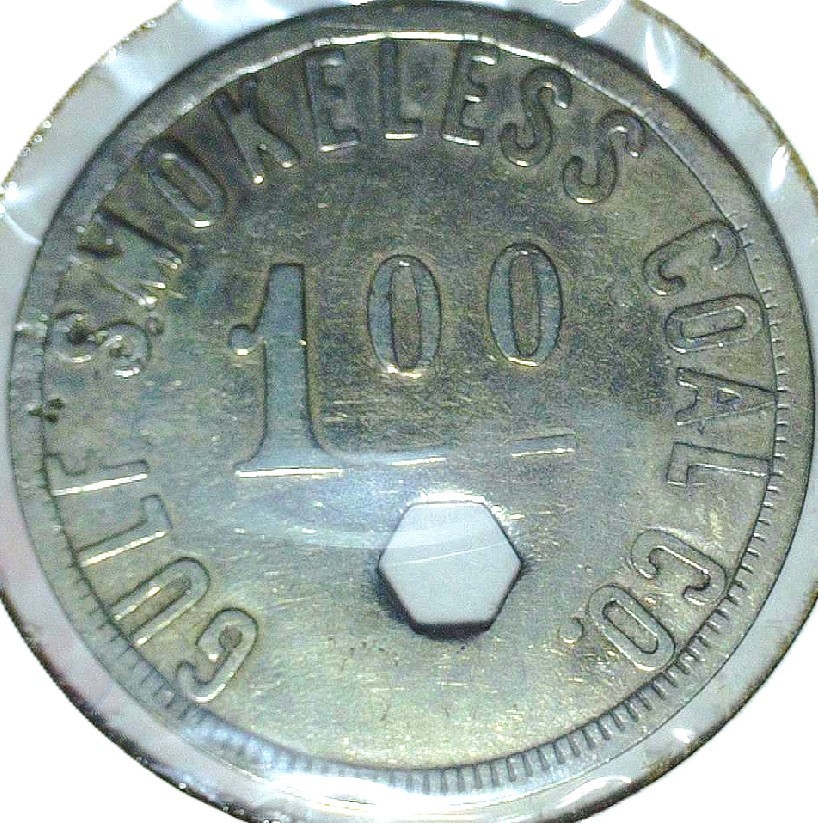 GULF SMOKELESS COAL CO. - GFT $ 1.00 - TAMS, WV - TC# 312334 $ - EC 8694