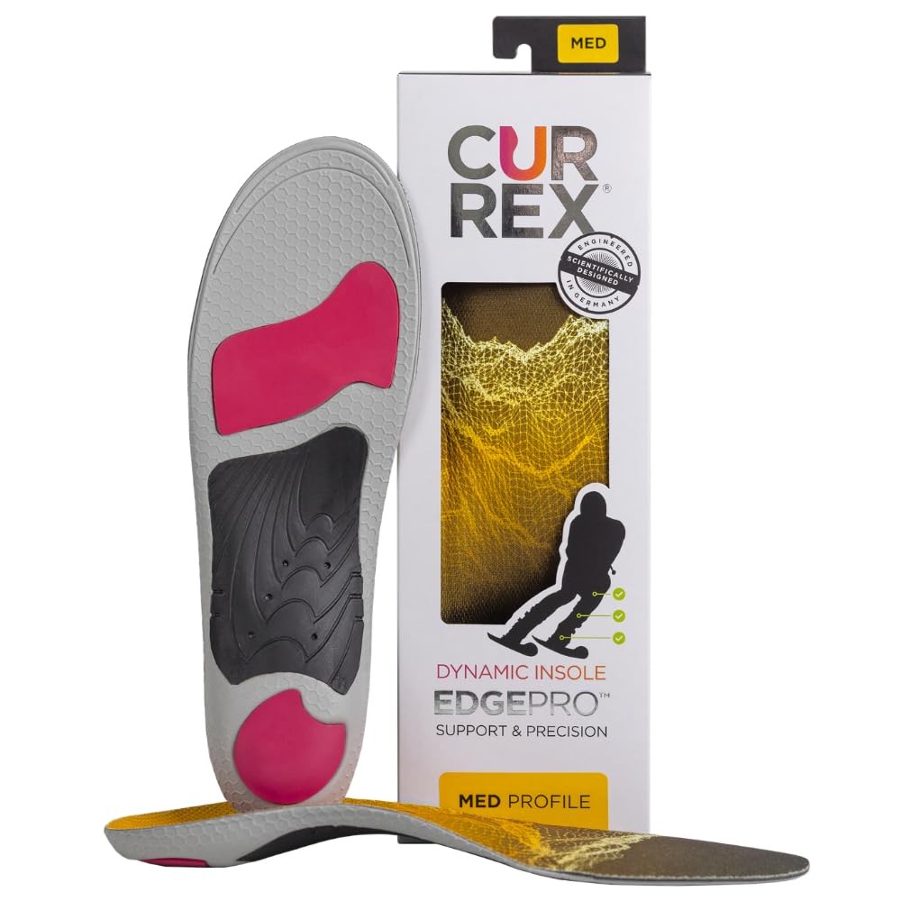 EdgePro Thermo Regulating Ski Boot Insoles for Snowboarding, Skiing, & Winter...