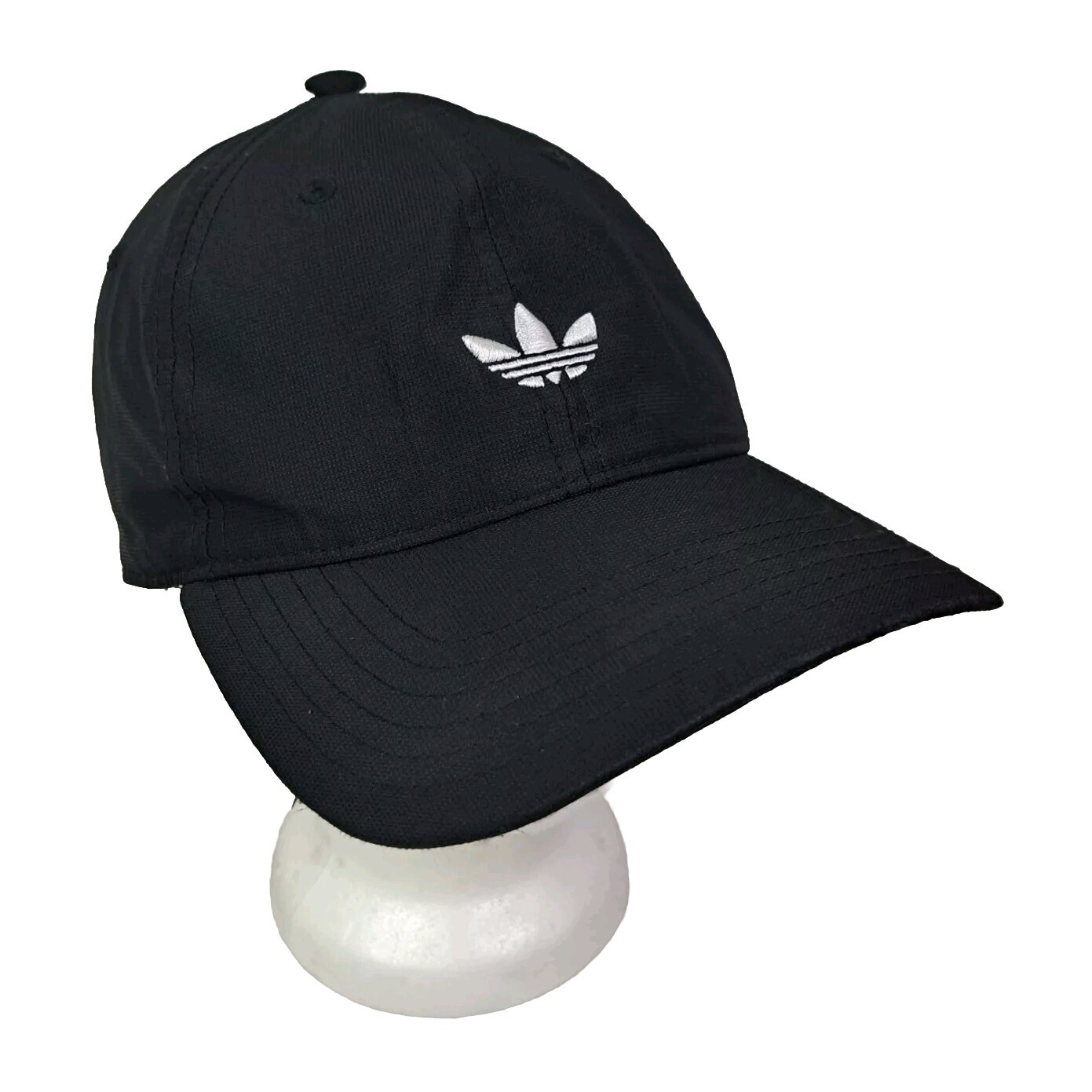 adidas Men's Trefoil Embroidered Trainer Adjustable Golf Hat Cap Black