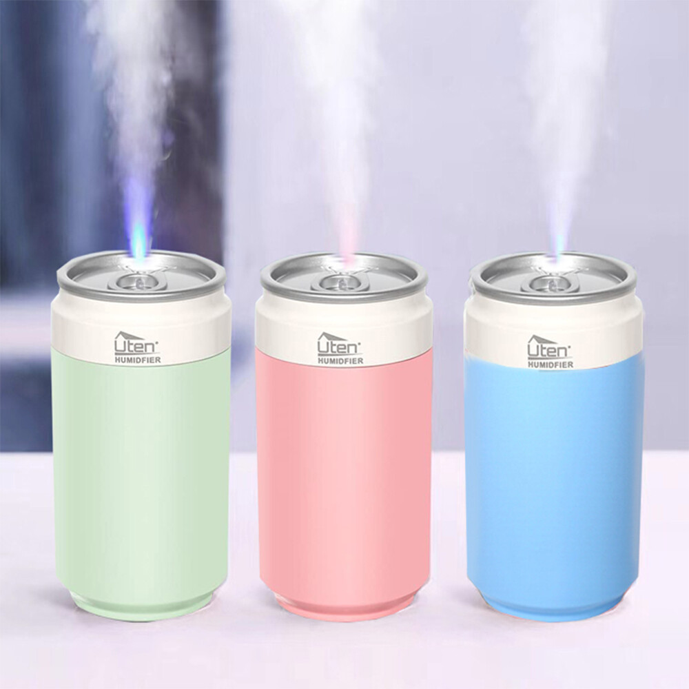 Coke Can Style Humidifier, 260ml Air Purifier & Cool Mist Diffuser, USB Powered