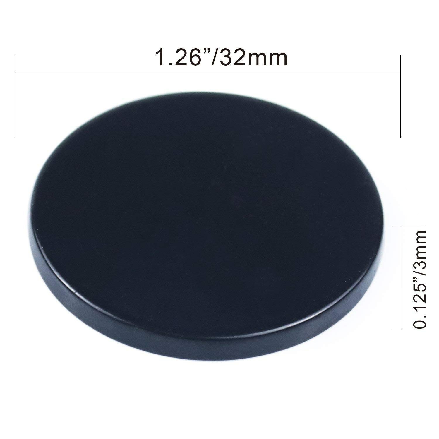 Neodymium Disc Magnets 1.26'' - Scratch-Free and Durable, 6 Count Pack