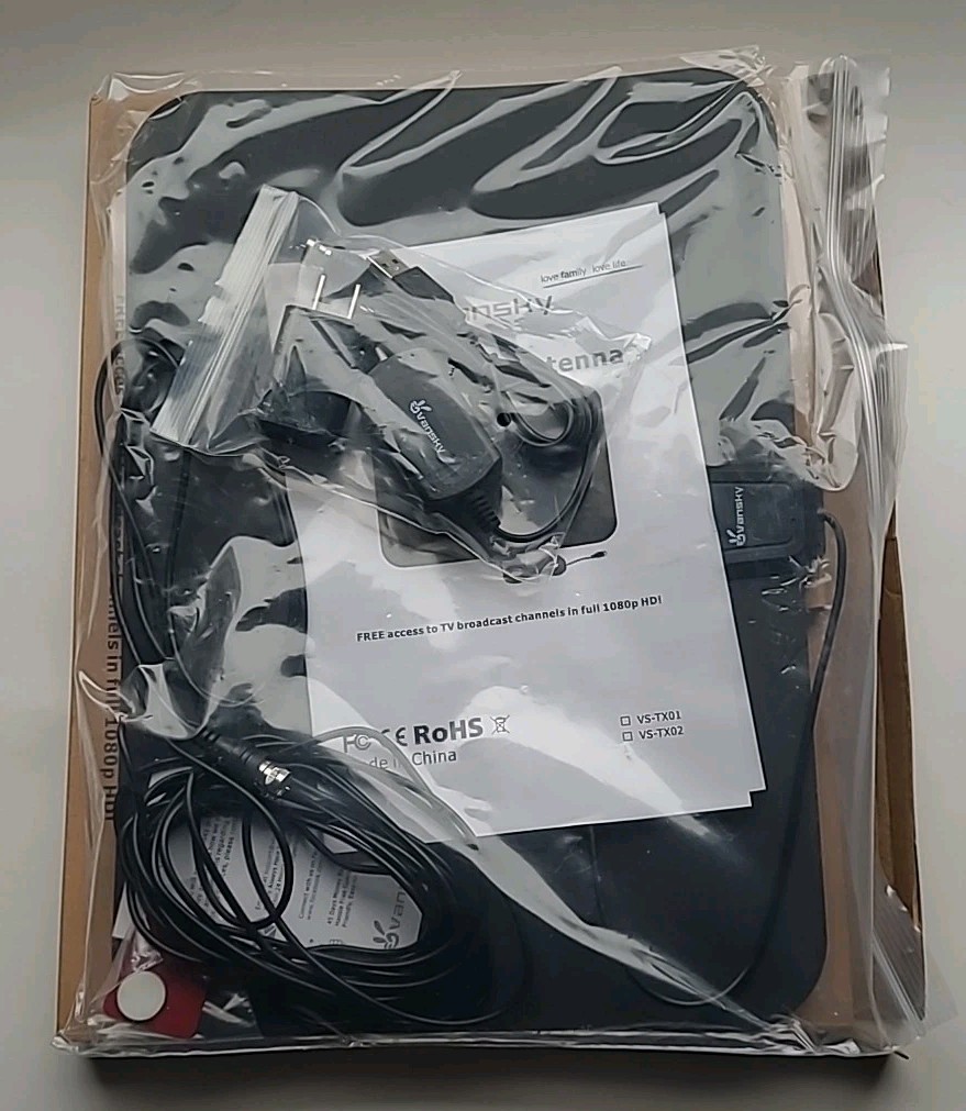 Vansky TV Antenna Indoor, Digital Amplified Indoor HDTV Antenna, 1080p VS-TX01
