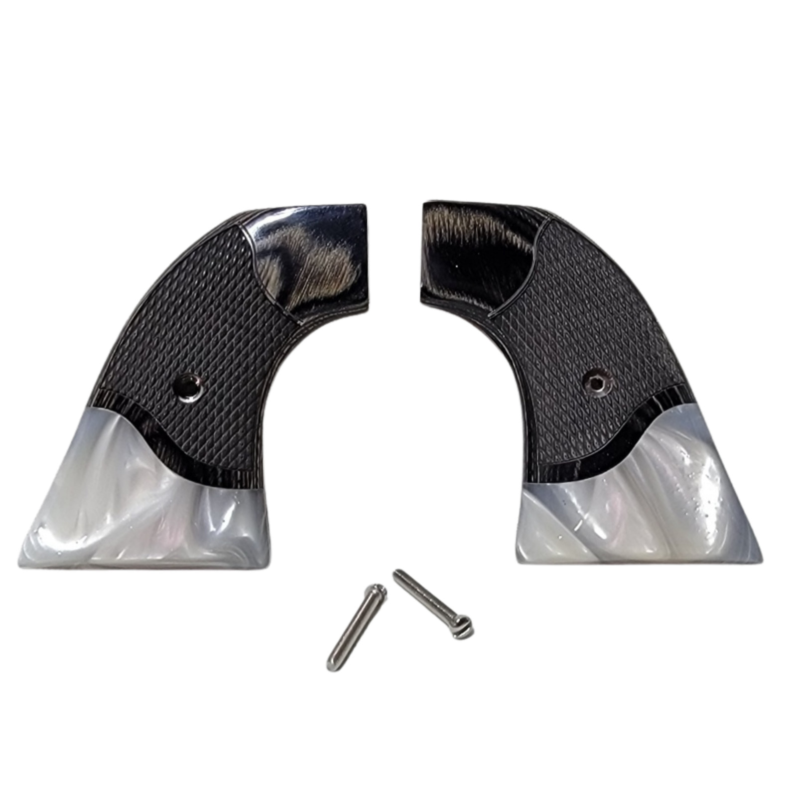 Pietta 1873 “Gentleman” Black Rosewood with White Pearl Acrylic Accent Grips