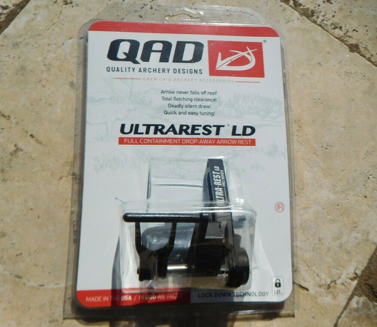 🌟🎈 QAD UltraRest LD Arrow Rest Drop-Away Right Hand - Black 1500357 ULDBK-R 🌟