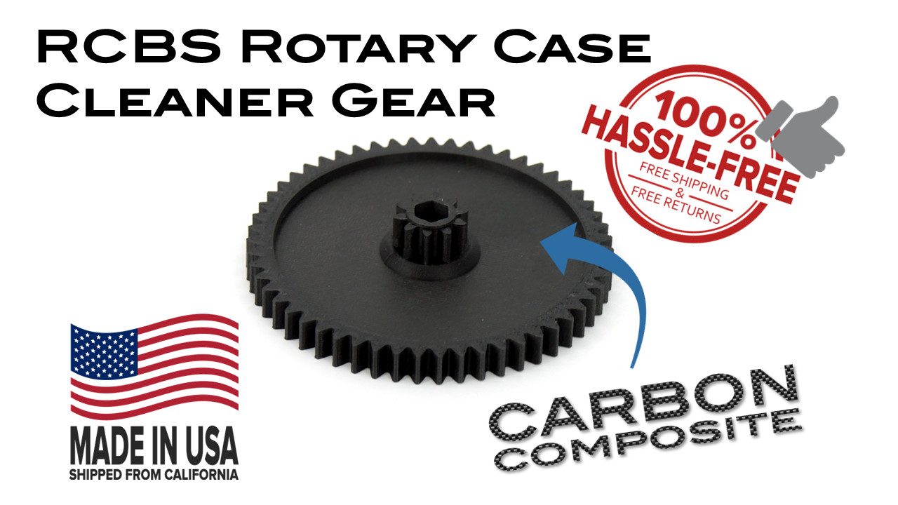 RCBS 87001 Rotary Tumbler Replacement 55T Gear, Carbon Composite