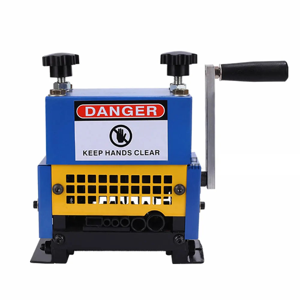 Hand Crank+Electric Drill Driven Wire Stripping Machine Small Stripping Machine