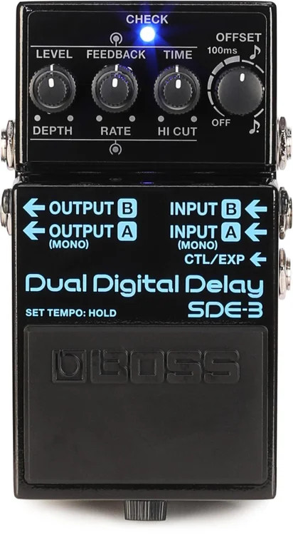 Boss SDE-3 Dual Digital Delay Pedal