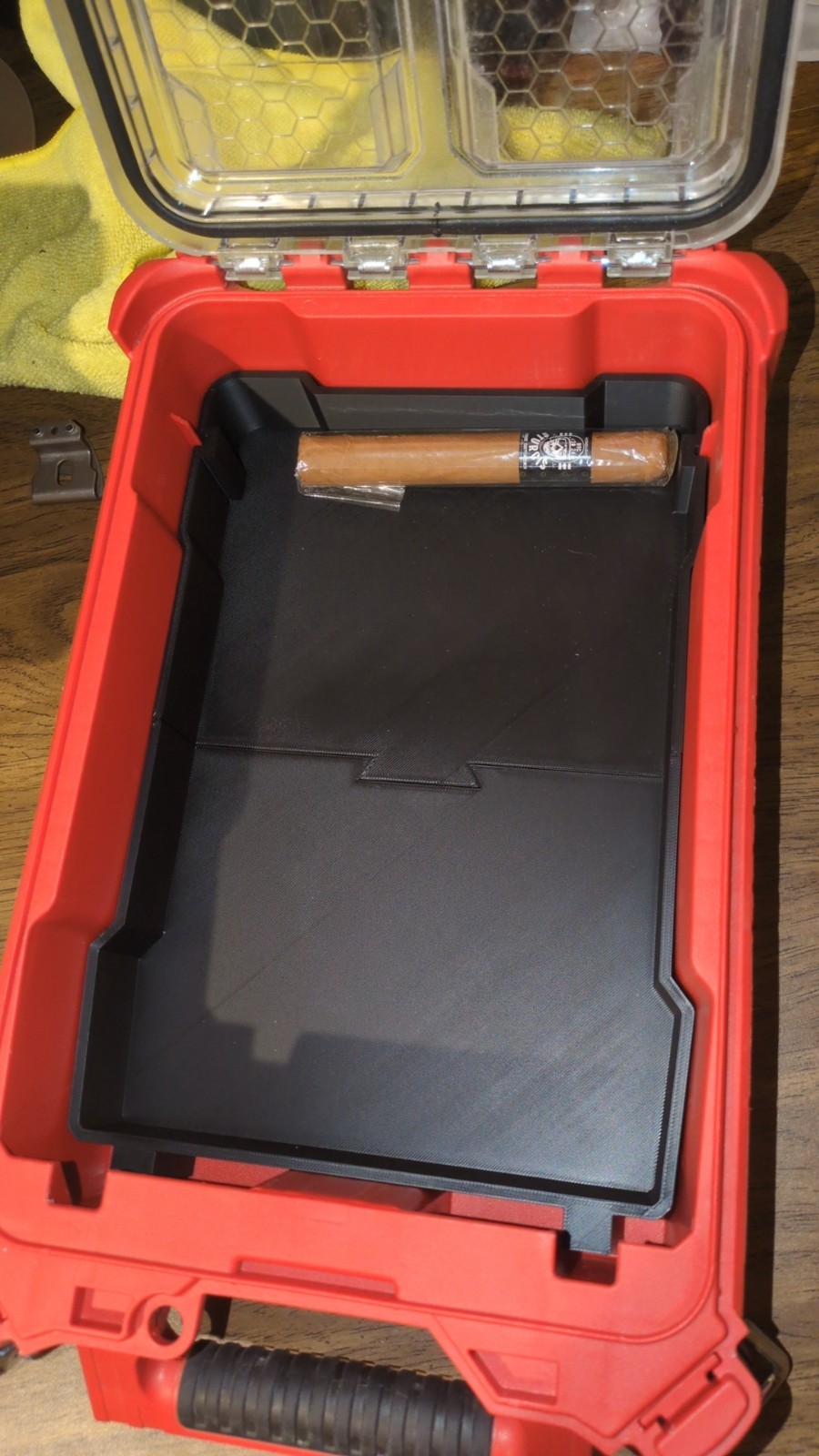 Cigar Humidor Insert V2 with Hygrometer for PACKOUT Compact Organizer (Insert)