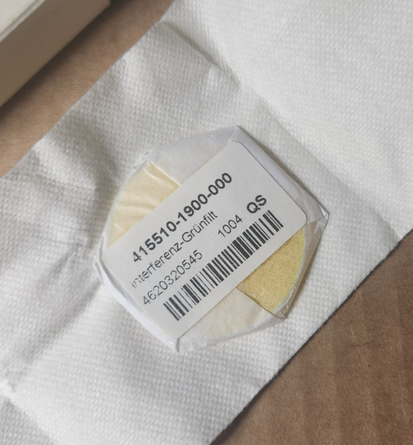 NEW Zeiss 415510-1900-000 Interference Filter Green, D=45 mm