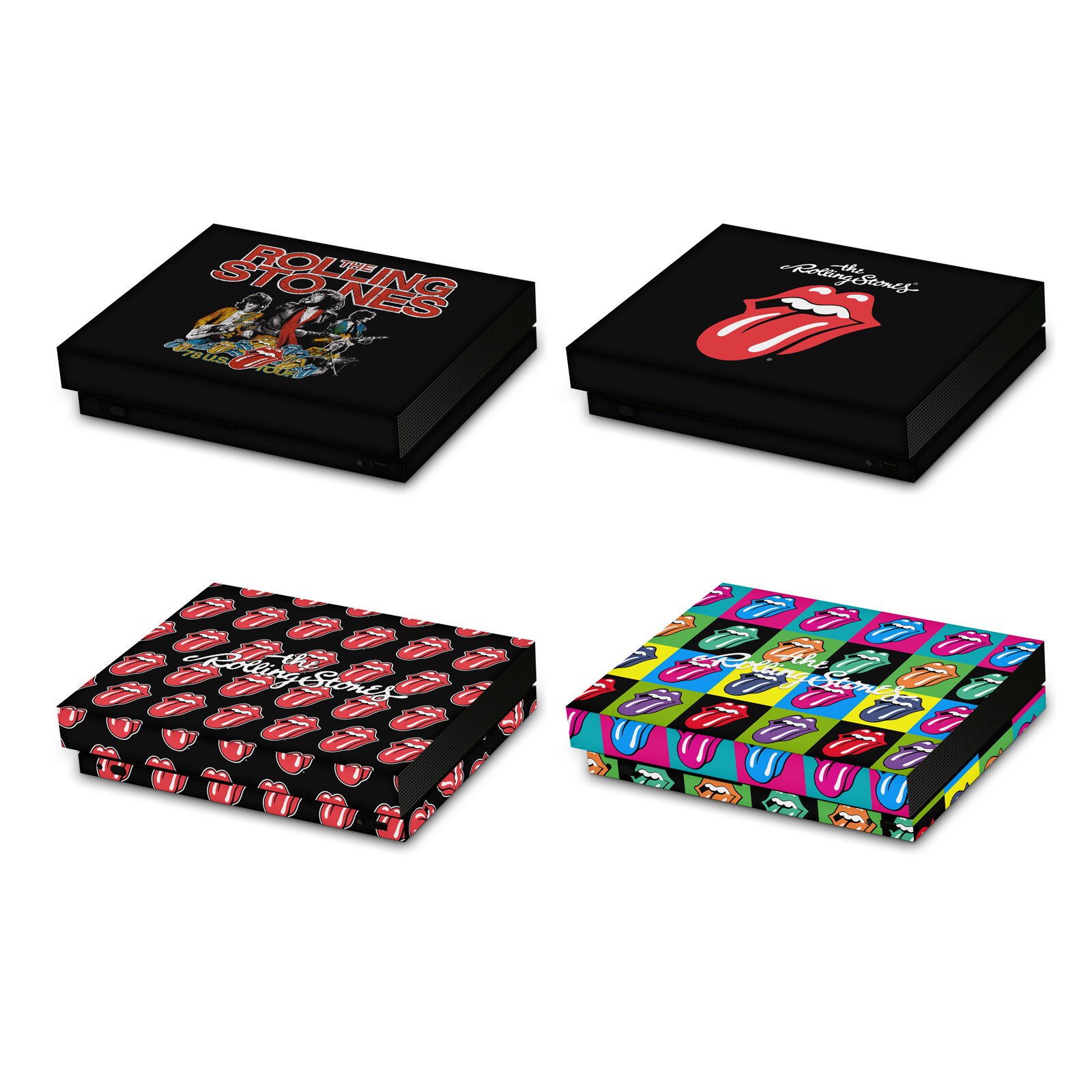 OFFICIAL THE ROLLING STONES ART VINYL STICKER SKIN DECAL FOR XBOX ONE X CONSOLE
