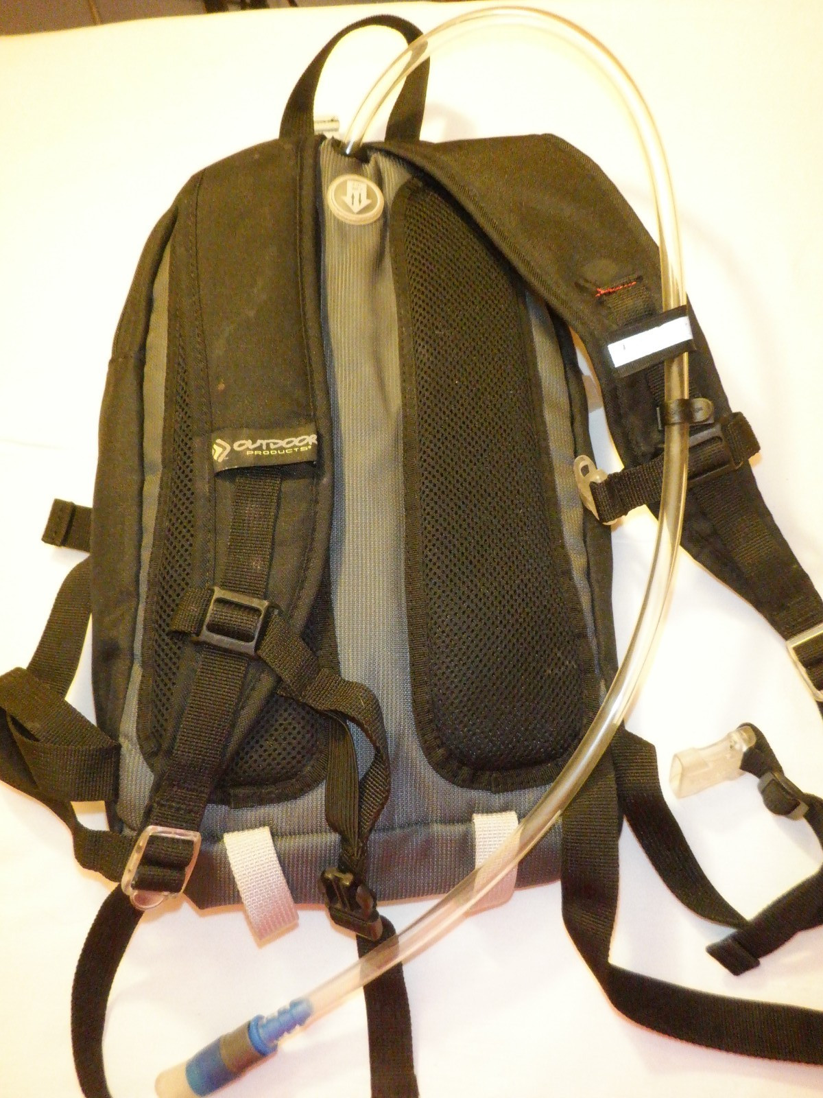 Outdoor Products Hydration Pack 2 Liter Black/Grey Multiple Pockets