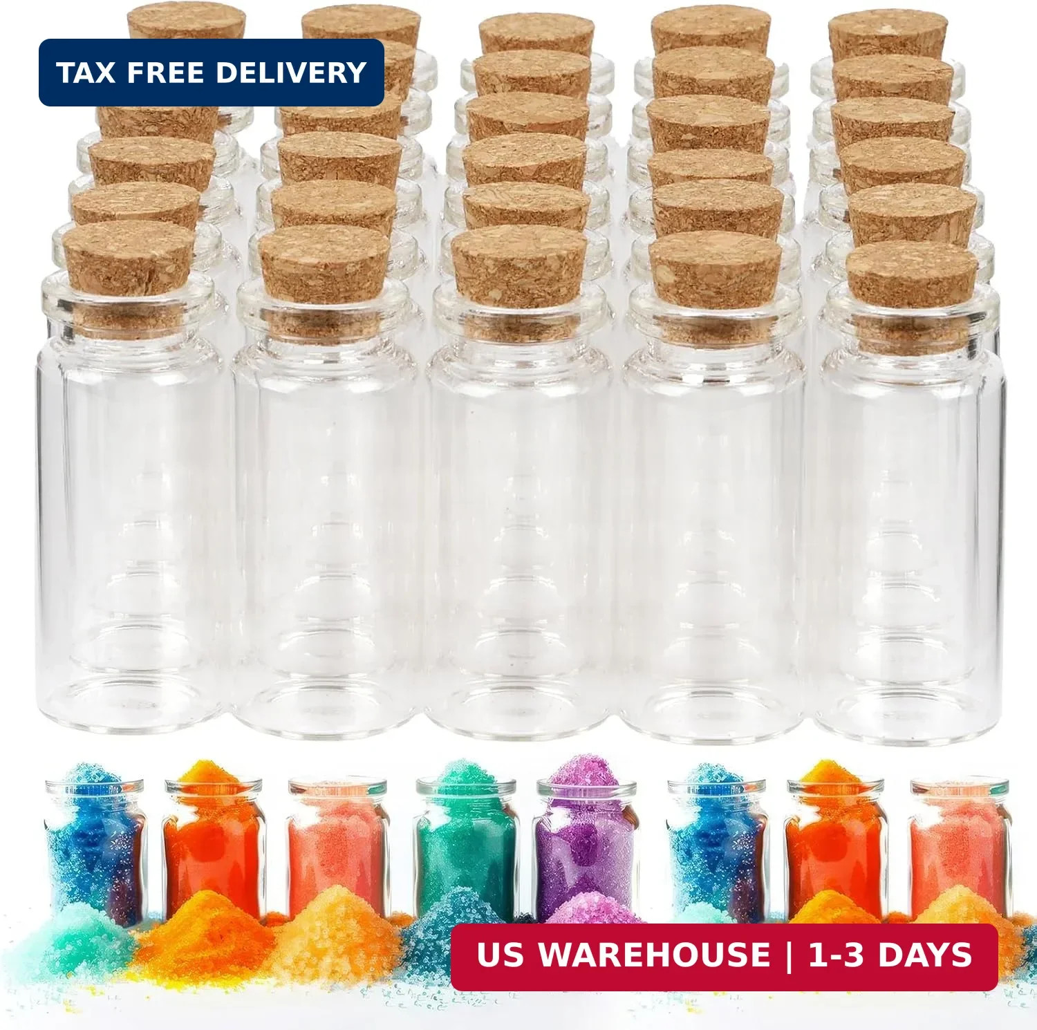 30PCS Spell Jars, Mini Jars, Glass Vials Potion Bottles | Mini Glass Bottles, Sm