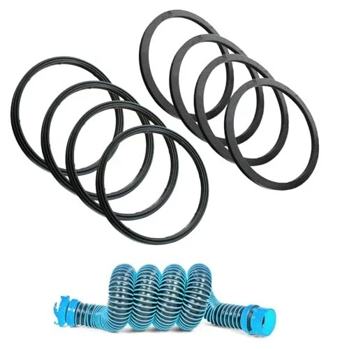 RV Sewer Hose Replacement Gaskets for Rhinoflex/Revolution/Easy-Slip 8 PACK