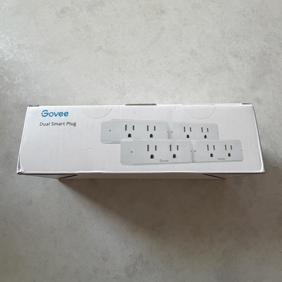 Govee H5080 Dual Smart Plug 2-Outlets Wi-Fi Alexa/Google Indoor White