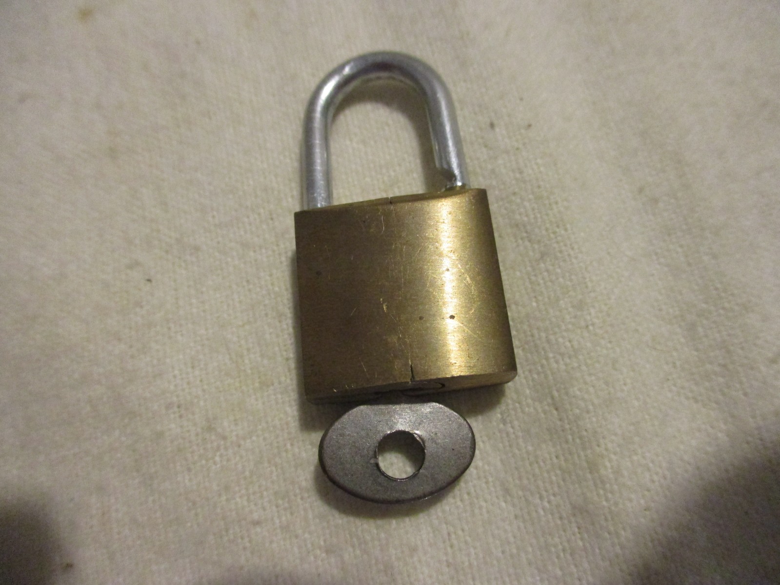 Ruger Embossed Brass Lock w/Key