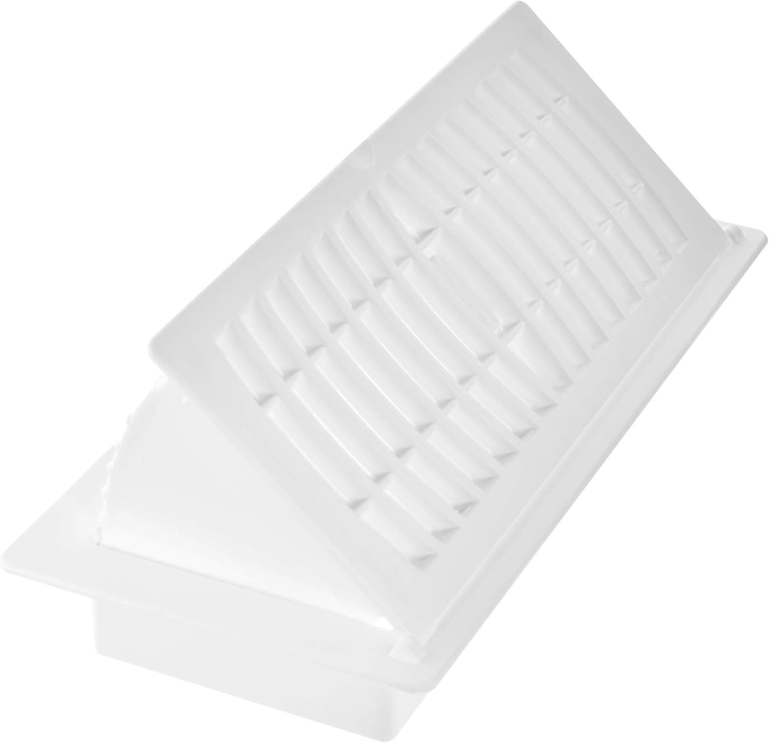 Pop-Up Floor Register, 4 x 10-Inch, White