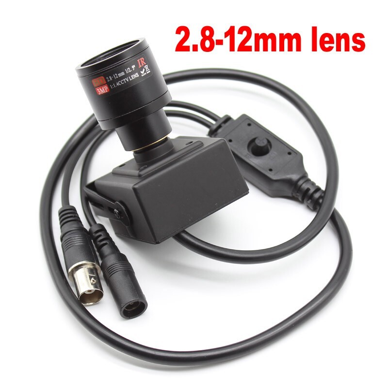 Mini HD 4in1 AHD TVI CVI CVBS 1080P CCTV Camera CMOS Security UTC, 2.8-12mm lens