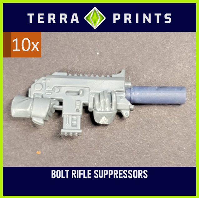 Bolt RIFLE Suppressors - 10x bits - compatible with SM Marines