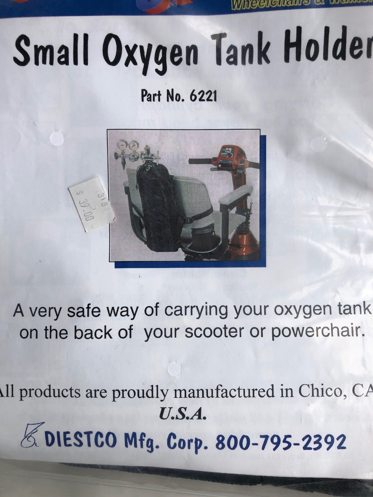 Scooter Small Oxygen Tank Holder Powerchairs - Diestco Great Stuff 9" x 12"