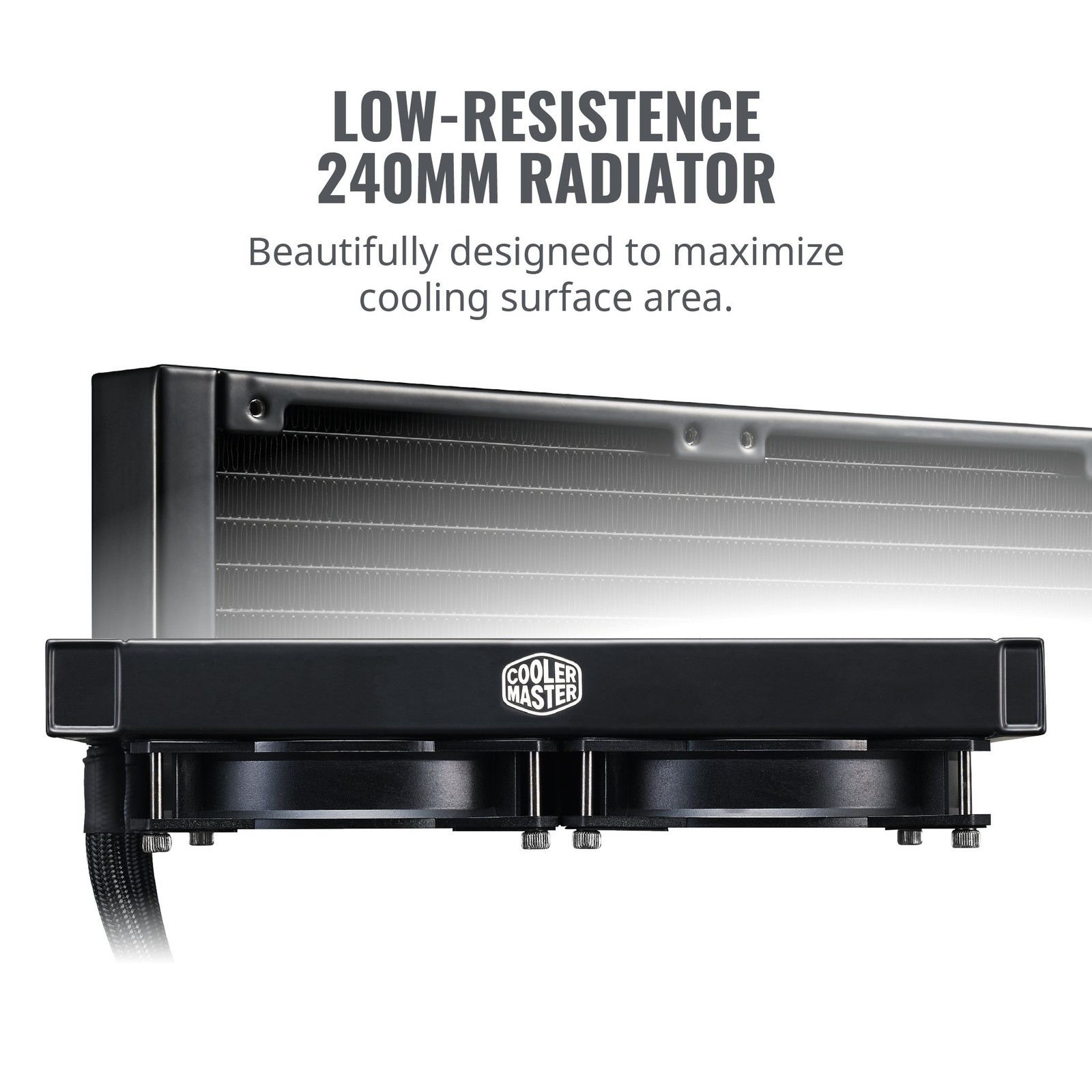 Cooler Master Masterliquid Lc240E Rgb Close-Loop Aio Cpu Liquid Cooler 240Mm