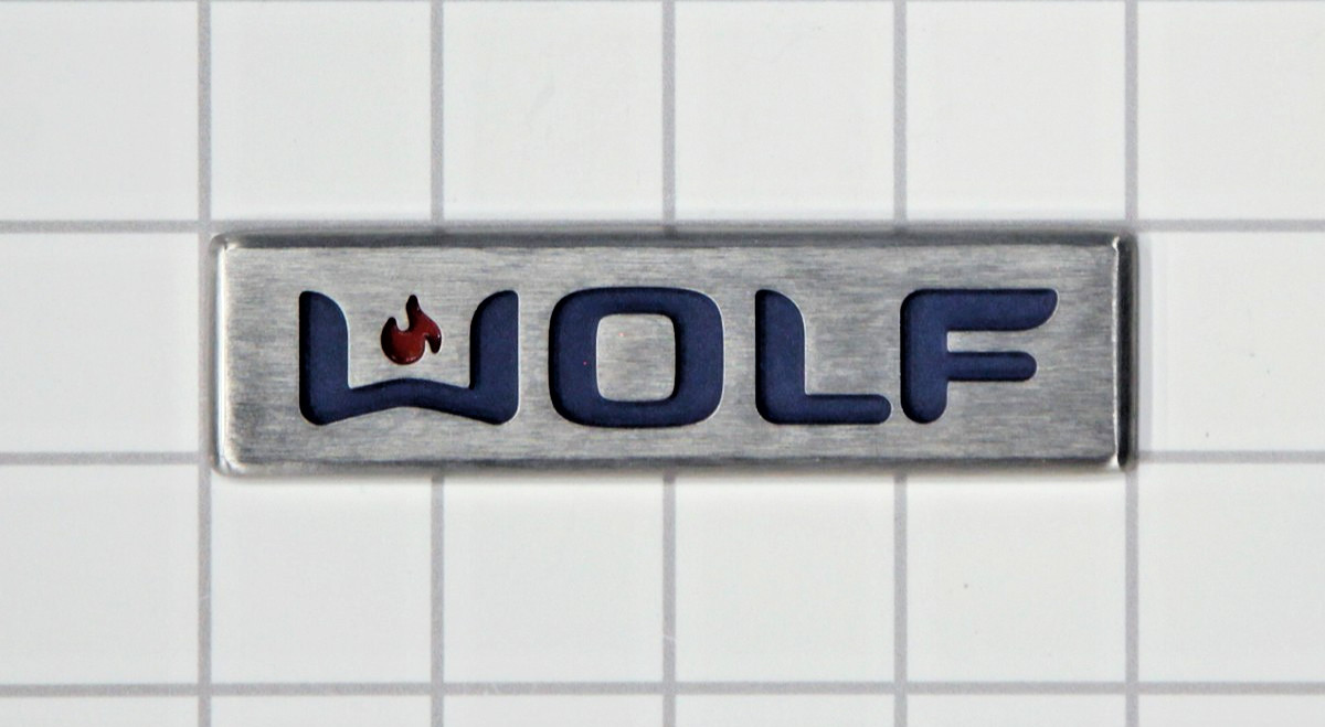 BRAND NEW GENUINE OEM WOLF HOOD NAME PLATE / LOGO PART#811172 FREE SHIPPING!