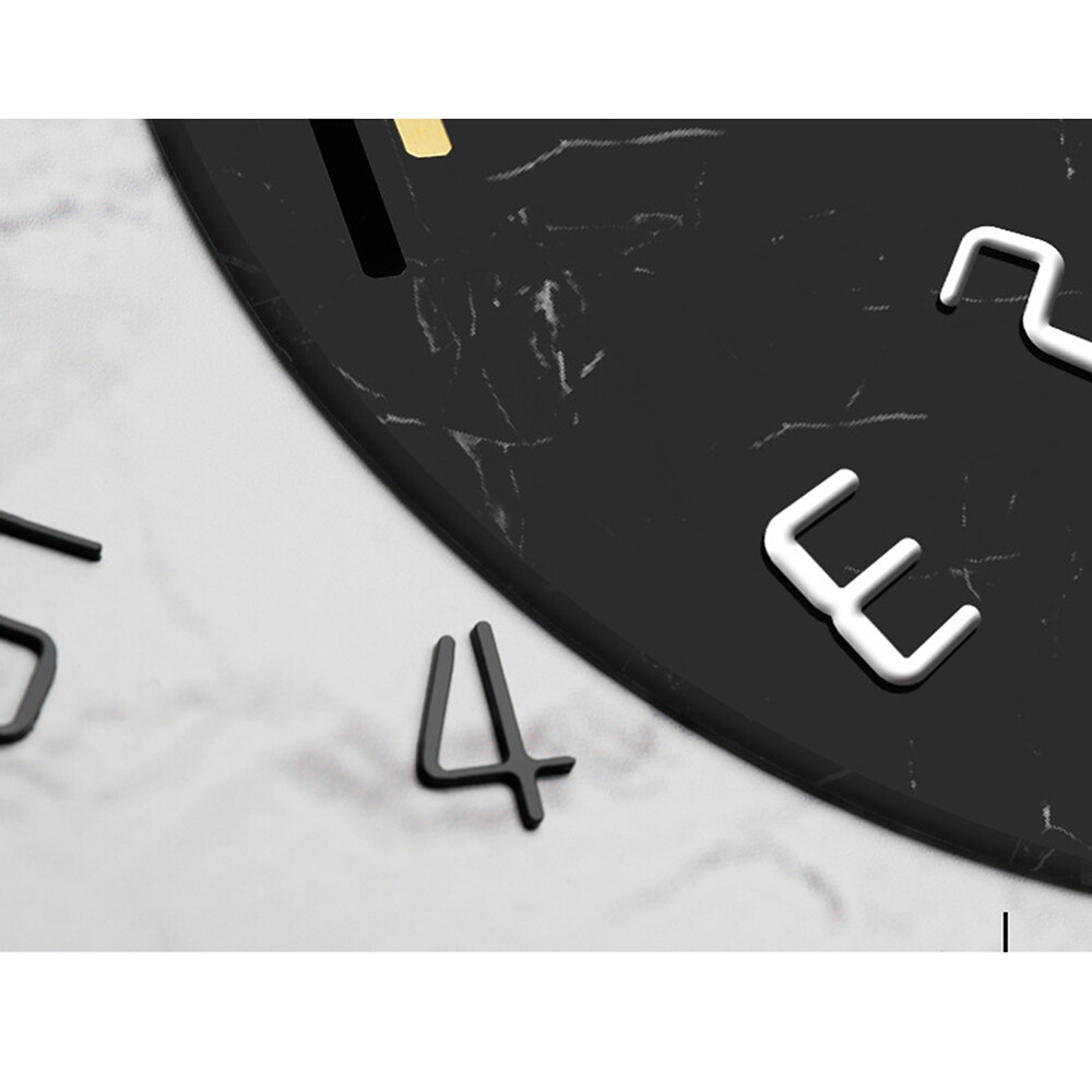 22.5" Modern Wall Clock Large Unique Hanging Art Crafts Living Room Decoration