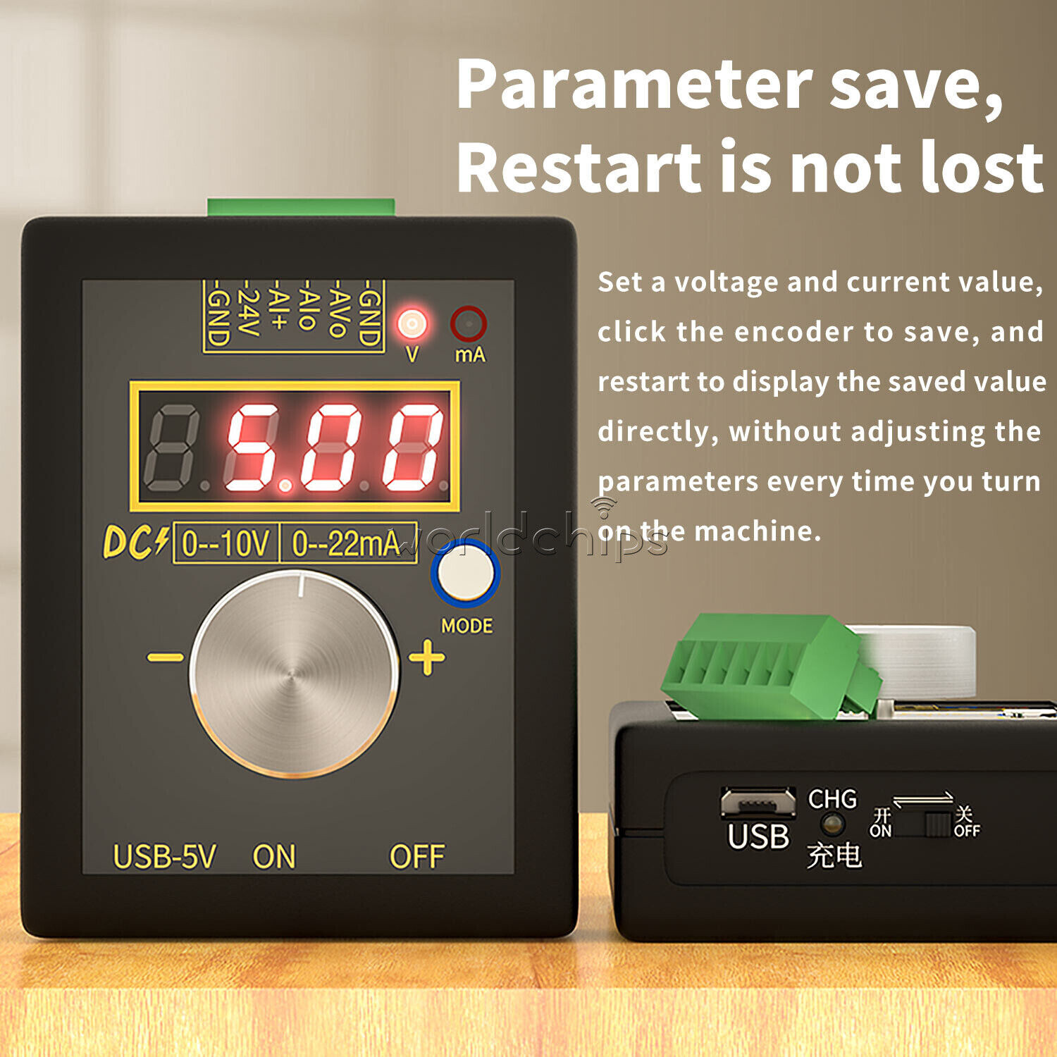 4-20mA 0-10V Signal Generator Current Voltage Signal Generator Simulator pocket