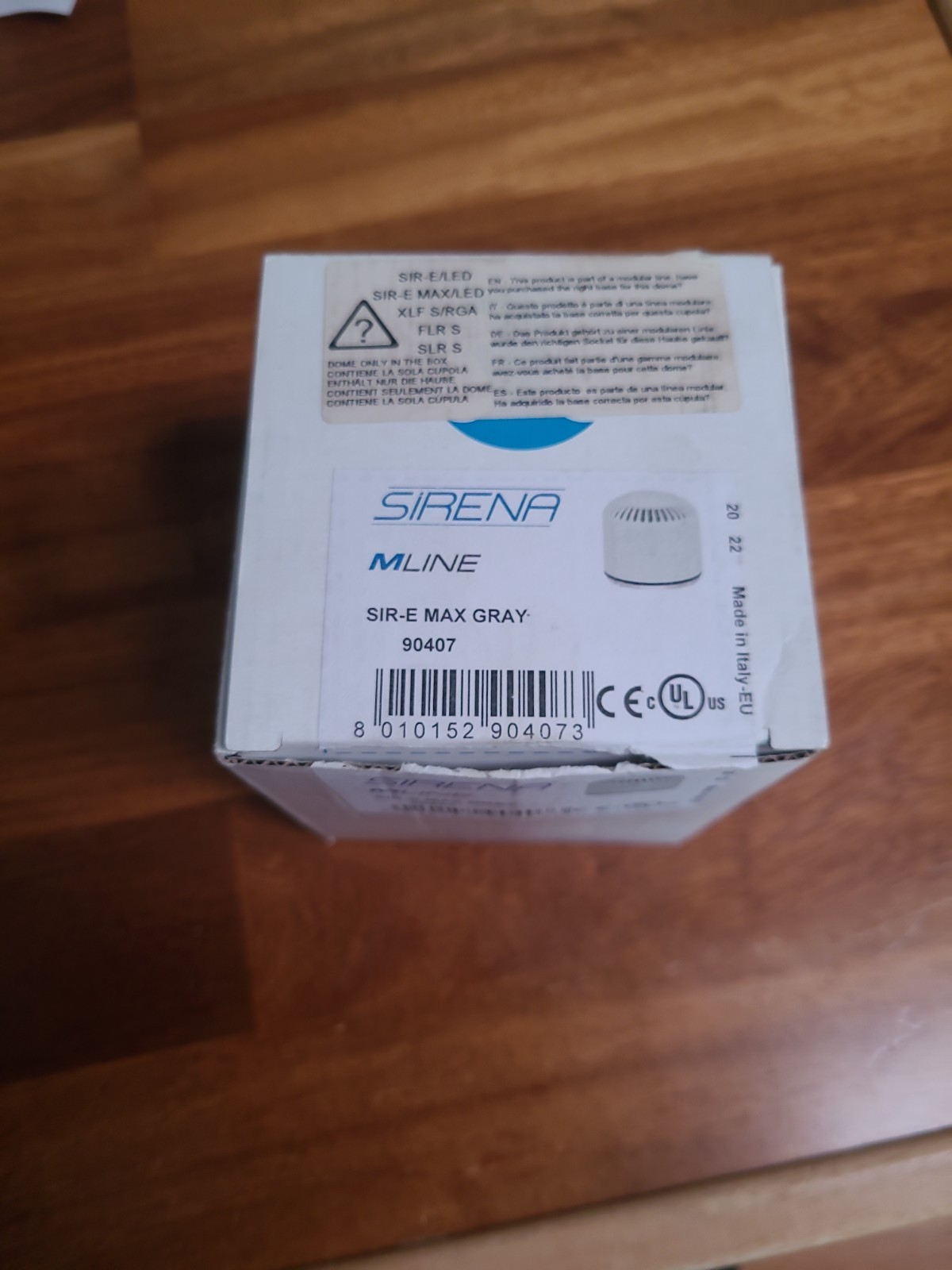 Siren – MLINE (SIR-E MAX) Series Siren – 115dB 64 Sounds – Grey – IP65