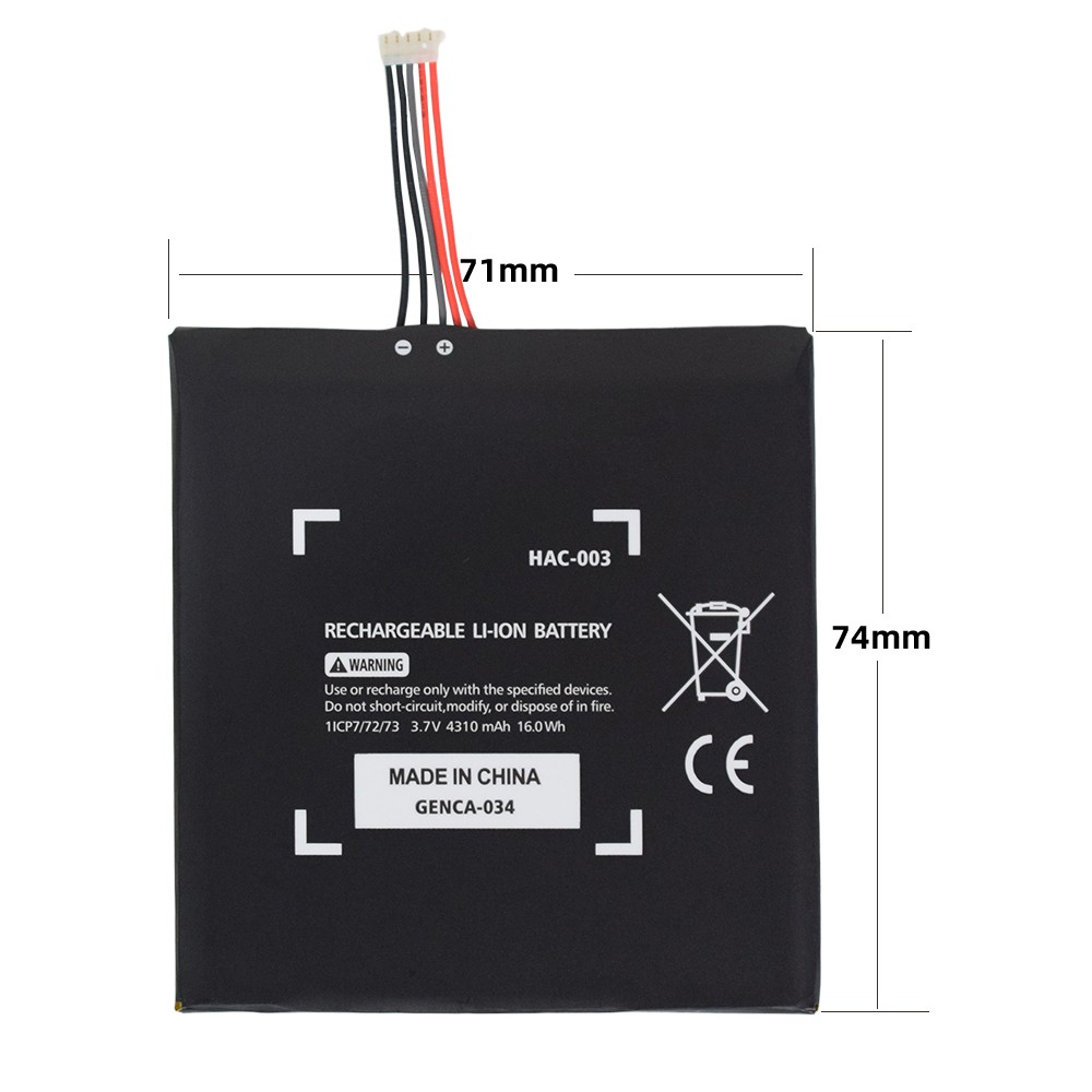4310mAh HAC-003 Replacement Battery for Nintendo Switch Console With Tools New