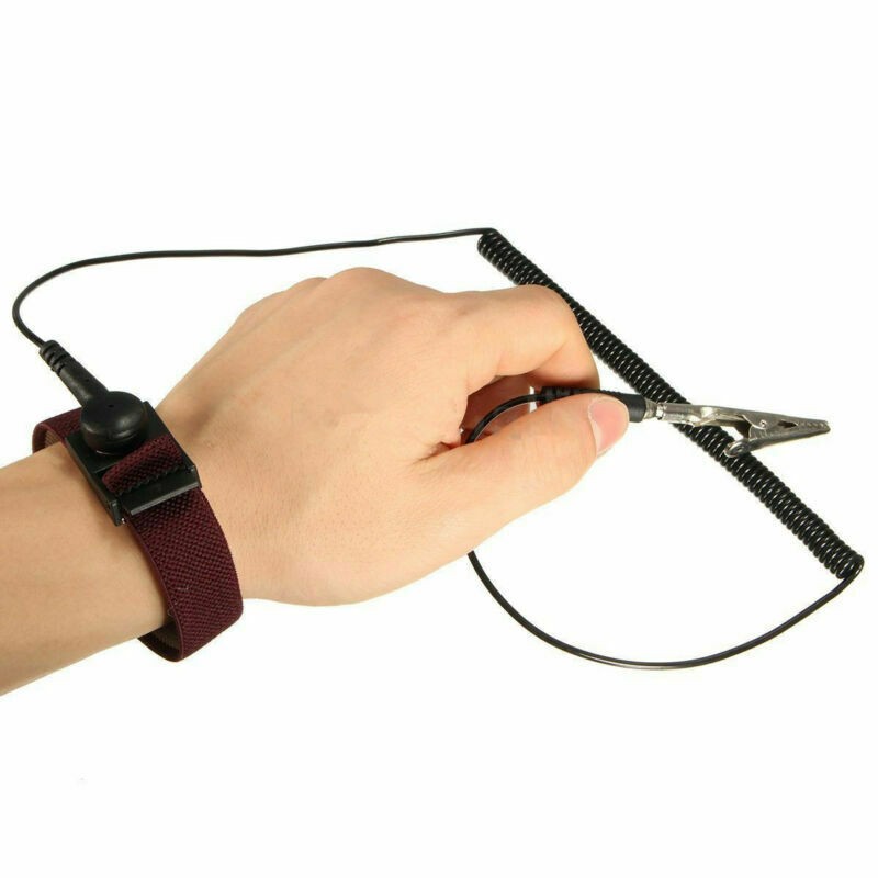 Adjustable Anti Static ESD Wrist Strap Discharge Ground Bracelet Electronic E