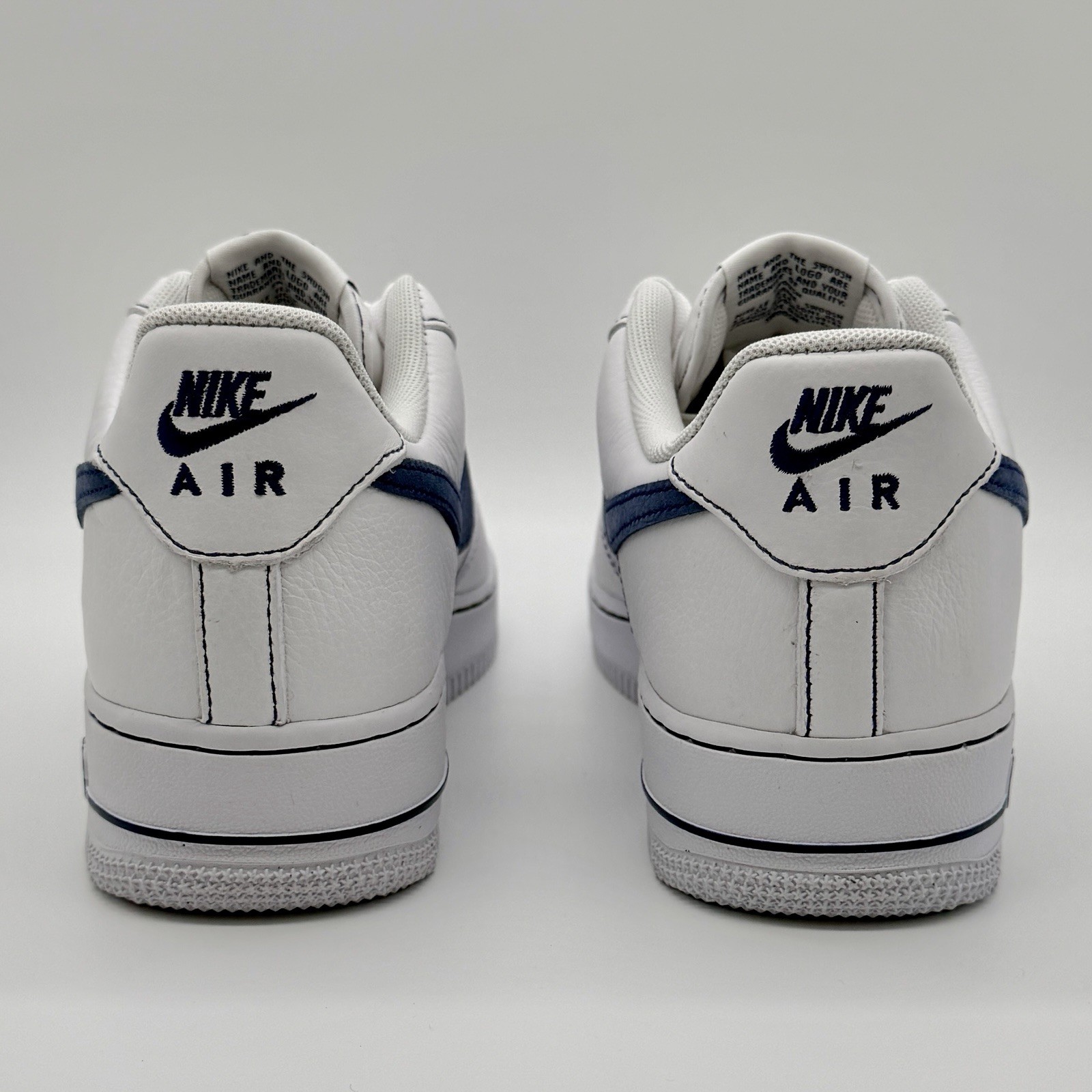 Nike Air Force 1 Low White Deep Royal Blue Sneakers HQ2037-100 Mens Size NEW