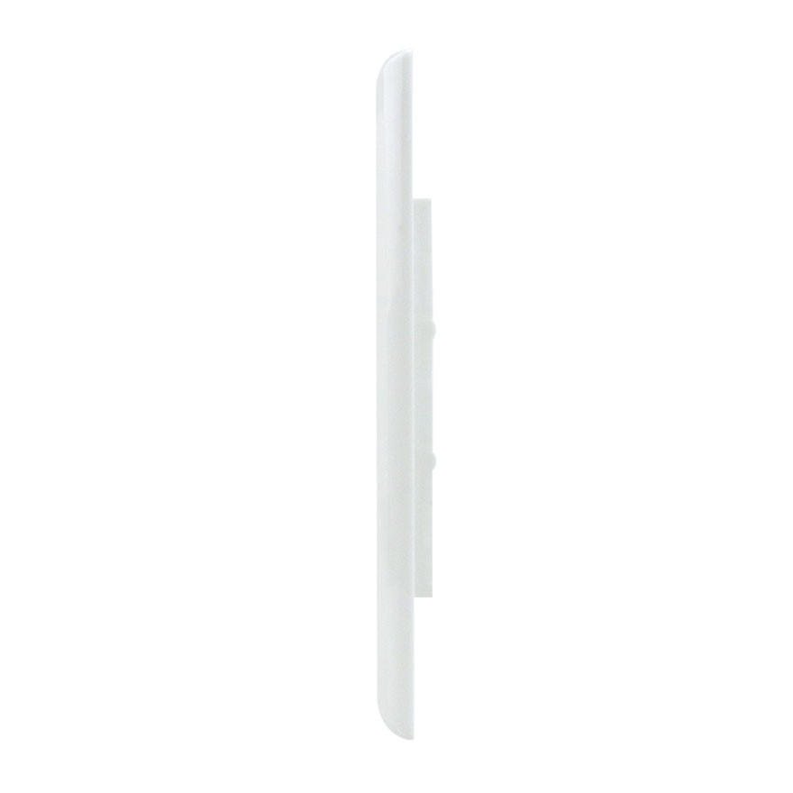 Construct Pro 12-Port Keystone Wall Plate White Network AV Faceplate Multi-Port