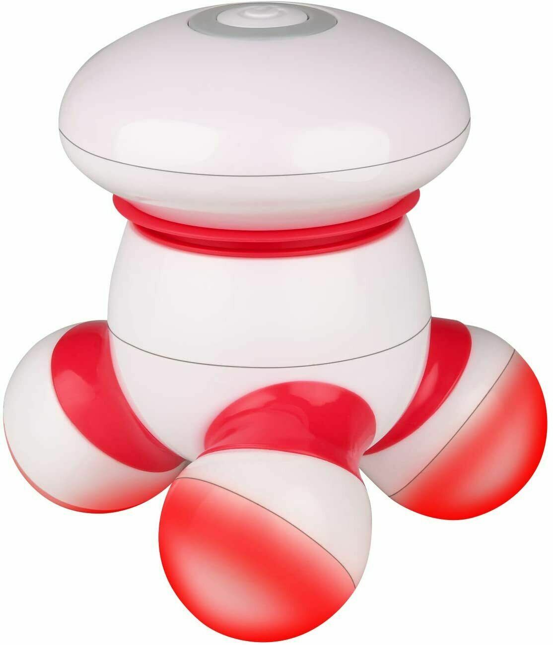 Handheld Massager Mini Portable Vibrating Body Massager with LED Light Battery
