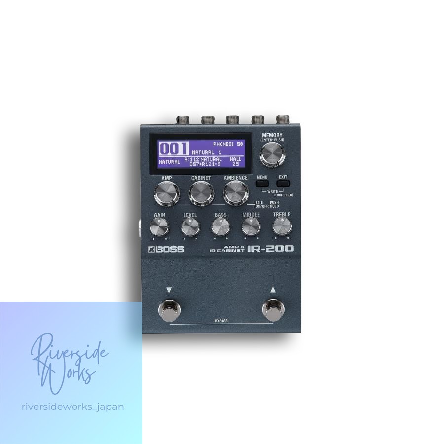 BOSS IR-200 Amp & Cabinet Processor Headphone Guitar Cable