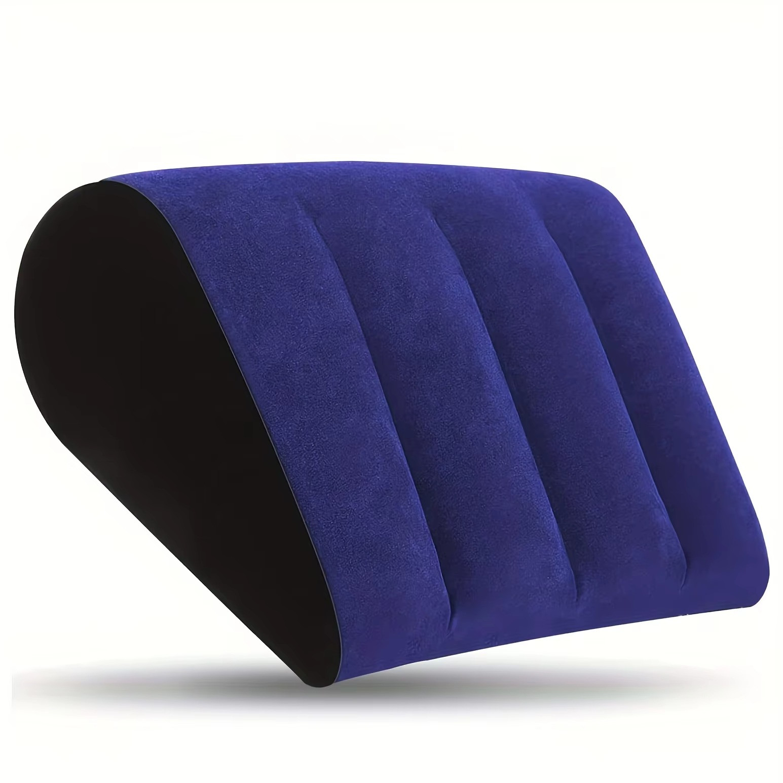 Inflatable Wedge Pillow for Travel Lightweight Lumbar Leg Support Pillow Yoga Po
