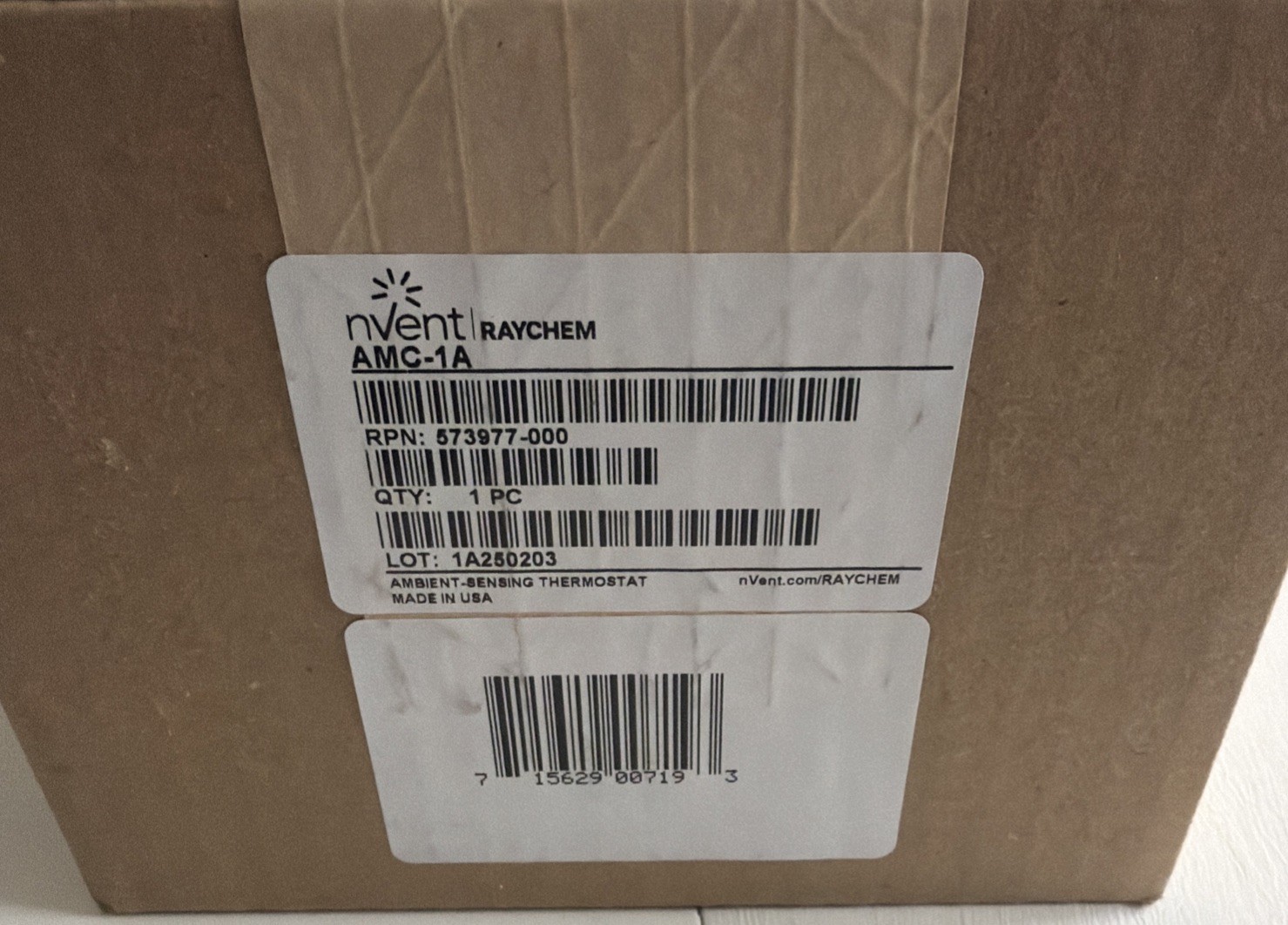 🔥 Raychem  AMC-1A  Ambient- Sensing Thermostat 15-140 Deg F.