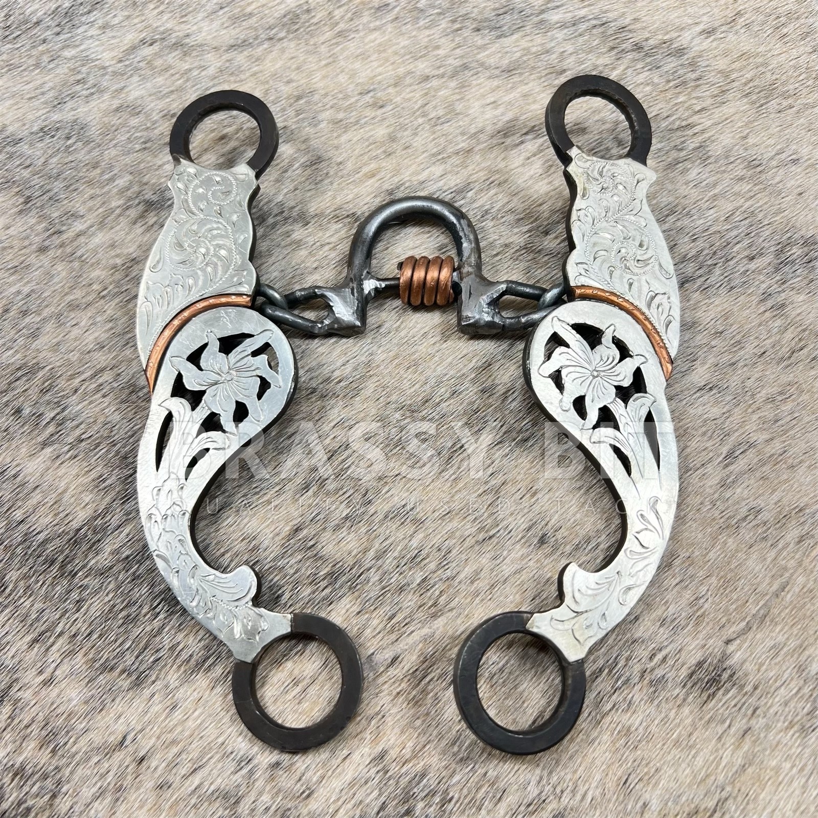 5" Doyle Stanfill Custom Ported Chain Curb Bit