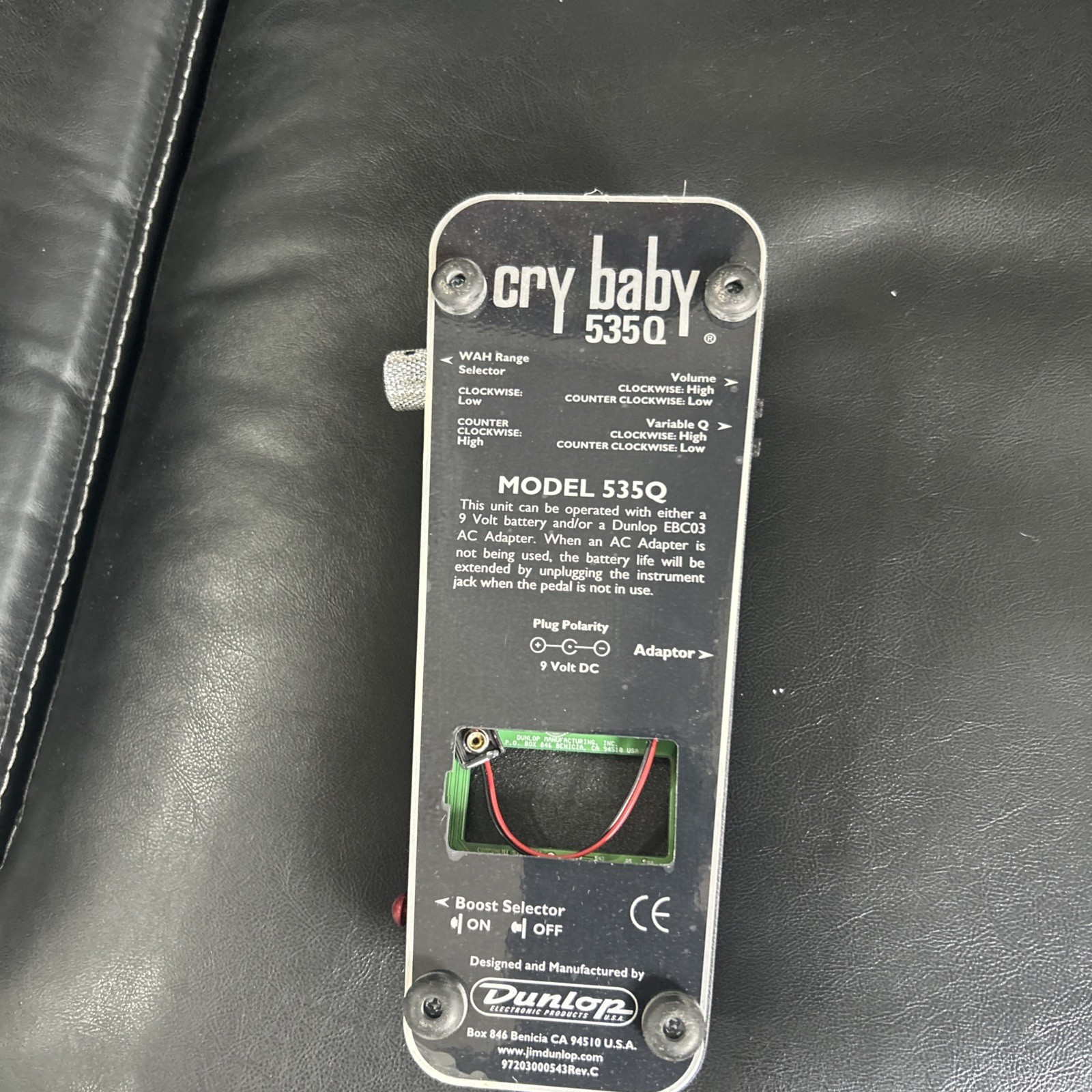 Dunlop Multi Wah Guitar Effect Pedal
