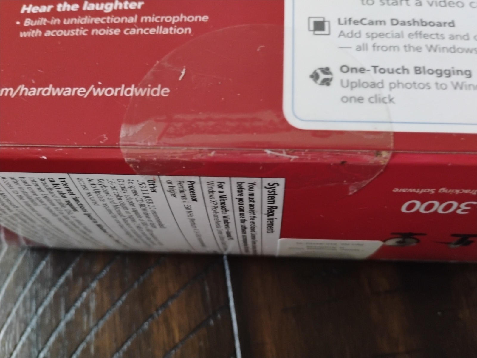 Microsoft LifeCam VX-3000 USB 2.0 Webcam Camera, Brand New