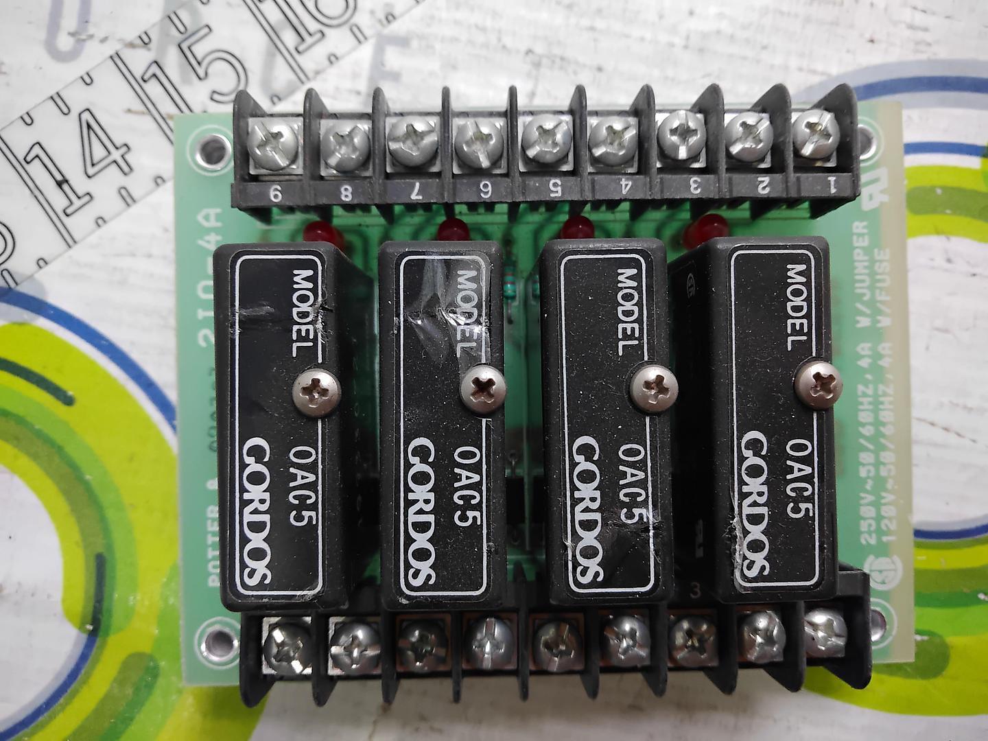 POTTER & BRUMFIELD 210-4A INPUT/OUTPUT BOARD MODULE