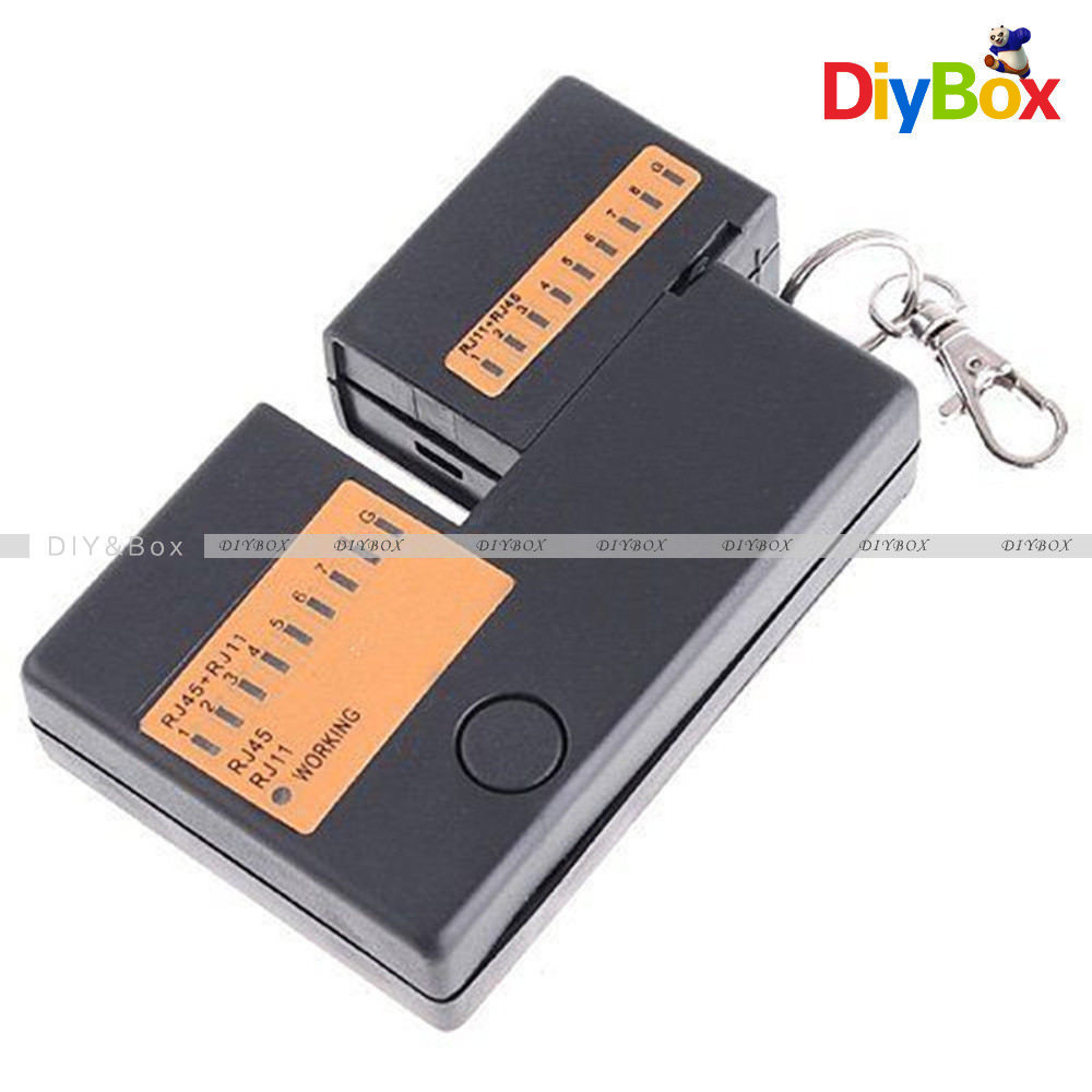 Professional RJ45 RJ11 Cat5e Cat6 Super Network Lan Cable Tester Test Tool