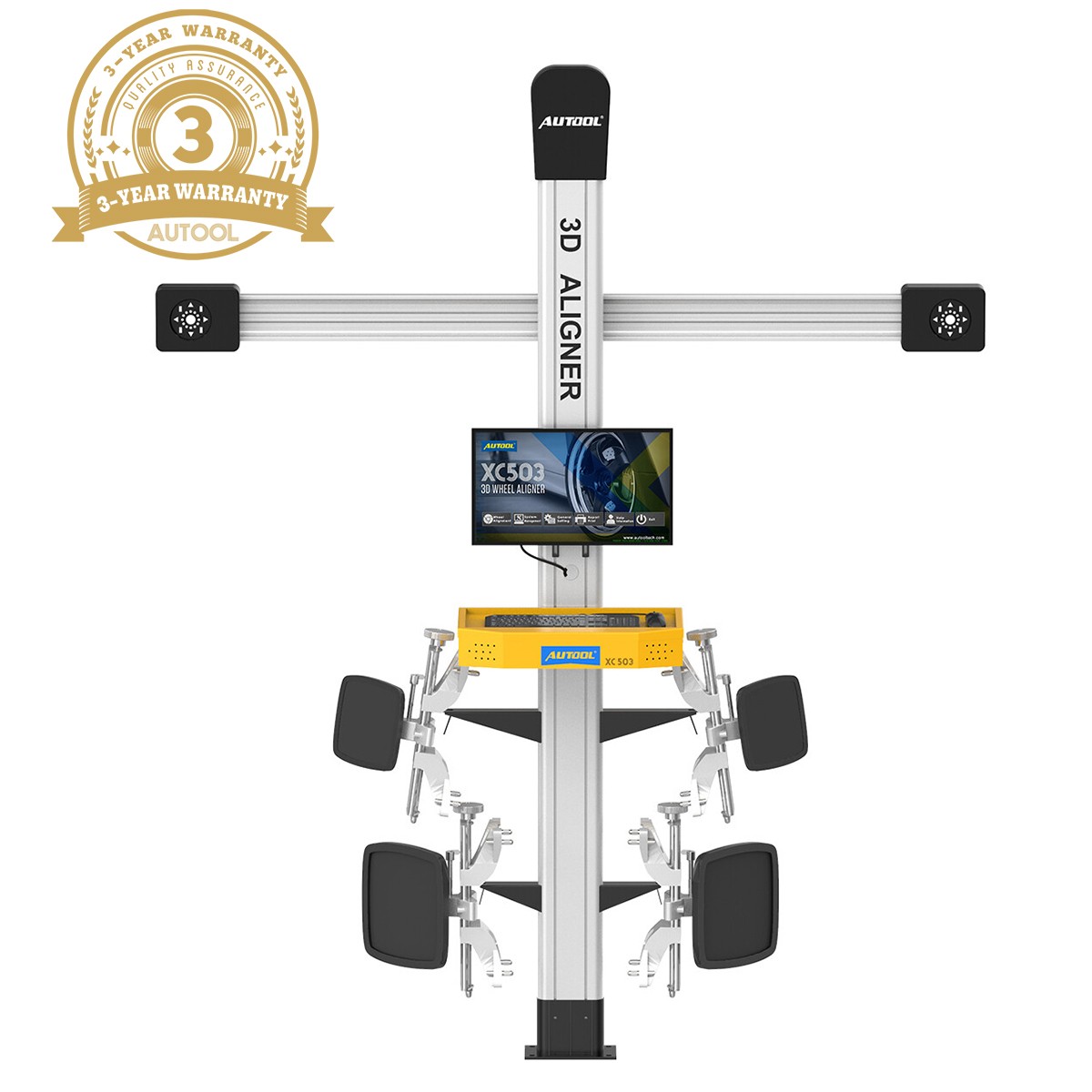 3D Wheel Alignment Machine Wheel Tire Aligner System Work On 4 Post Scissor Lift