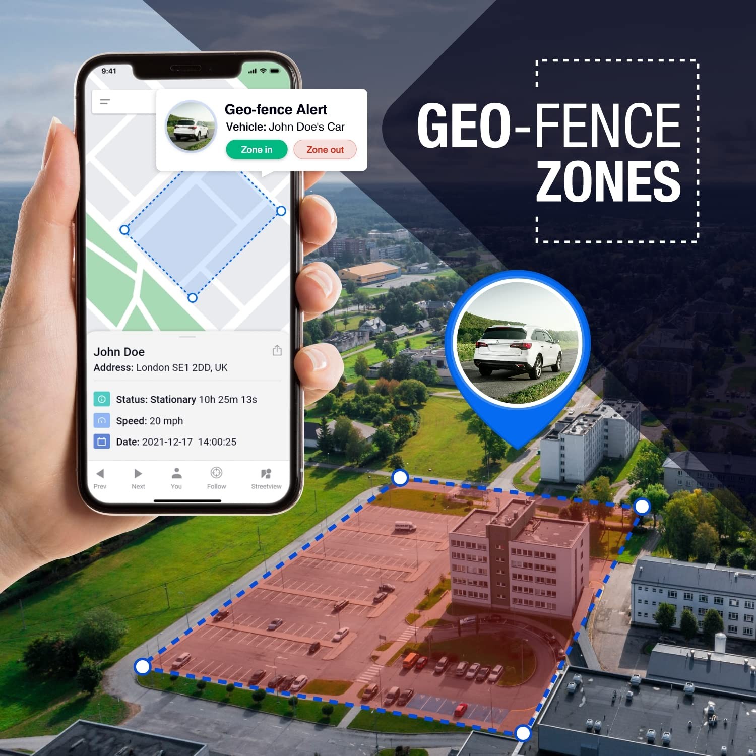 GPS Vehicle Tracker - DB2 Hard-Wired Tracking Device | Personal & Business Use