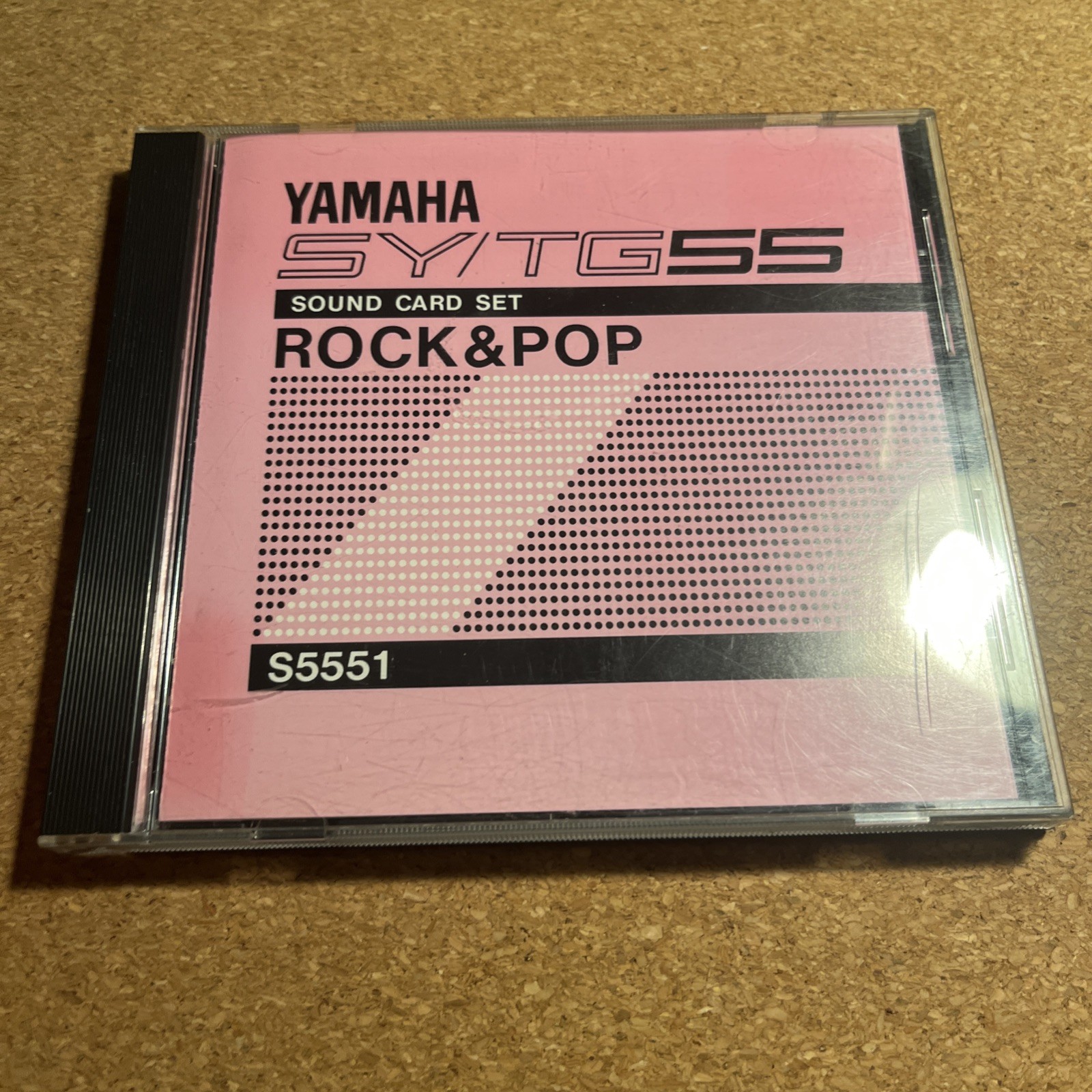 YAMAHA SY55 TG55 Sound Card Set ROCK & POP S5551