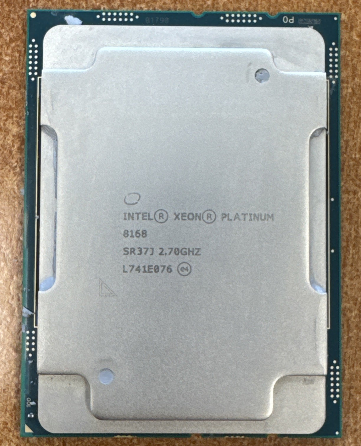Intel Xeon Platinum 8168 SR377 2.70GHz 24-Core LGA3647 Server CPU