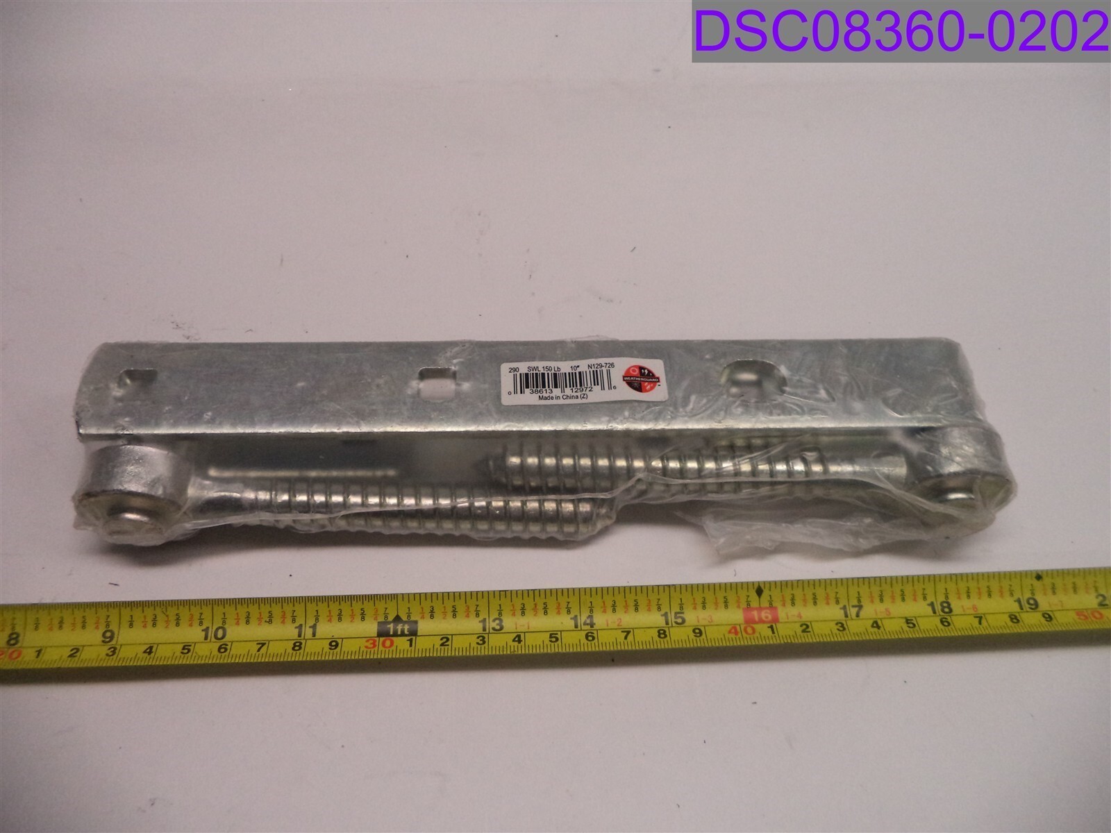 Qty = 1 Set of 2: National Hardware Zinc Strap Hinges 10" P/N N129-726