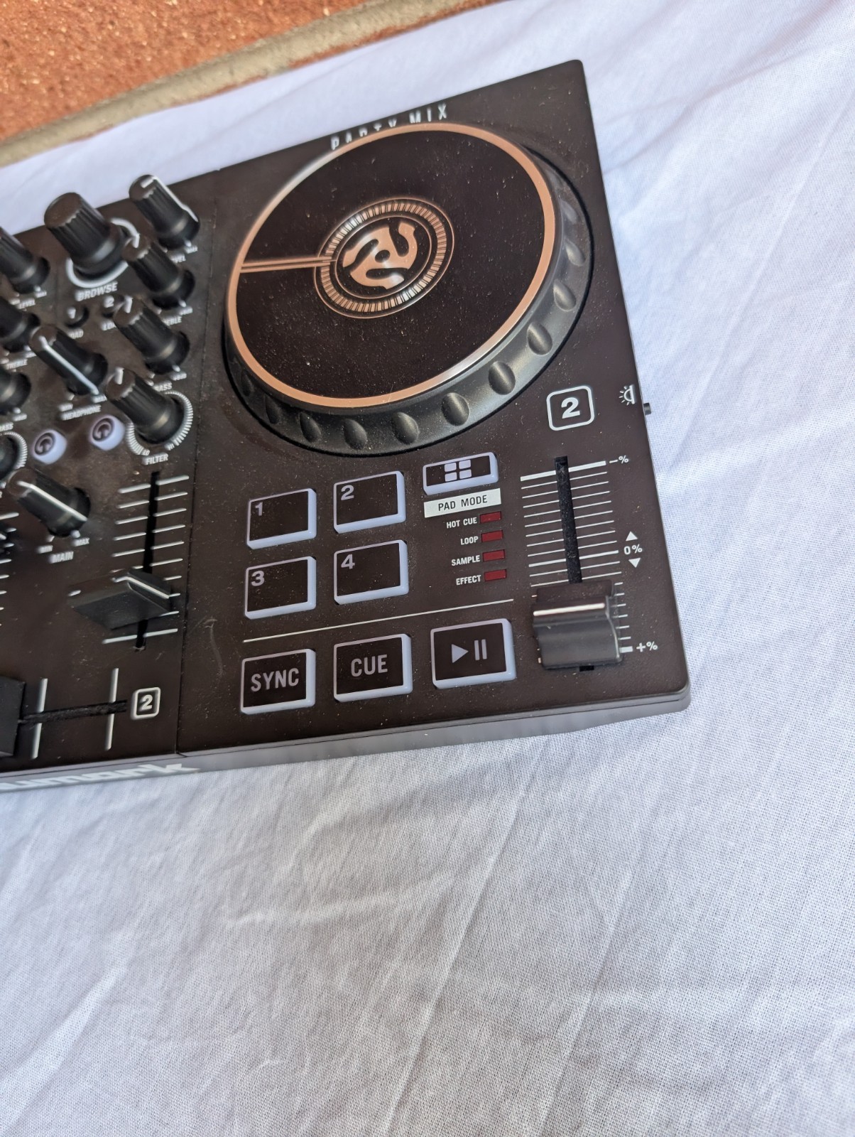 Numark Party Mix II DJ Controller With Built-in Light Show