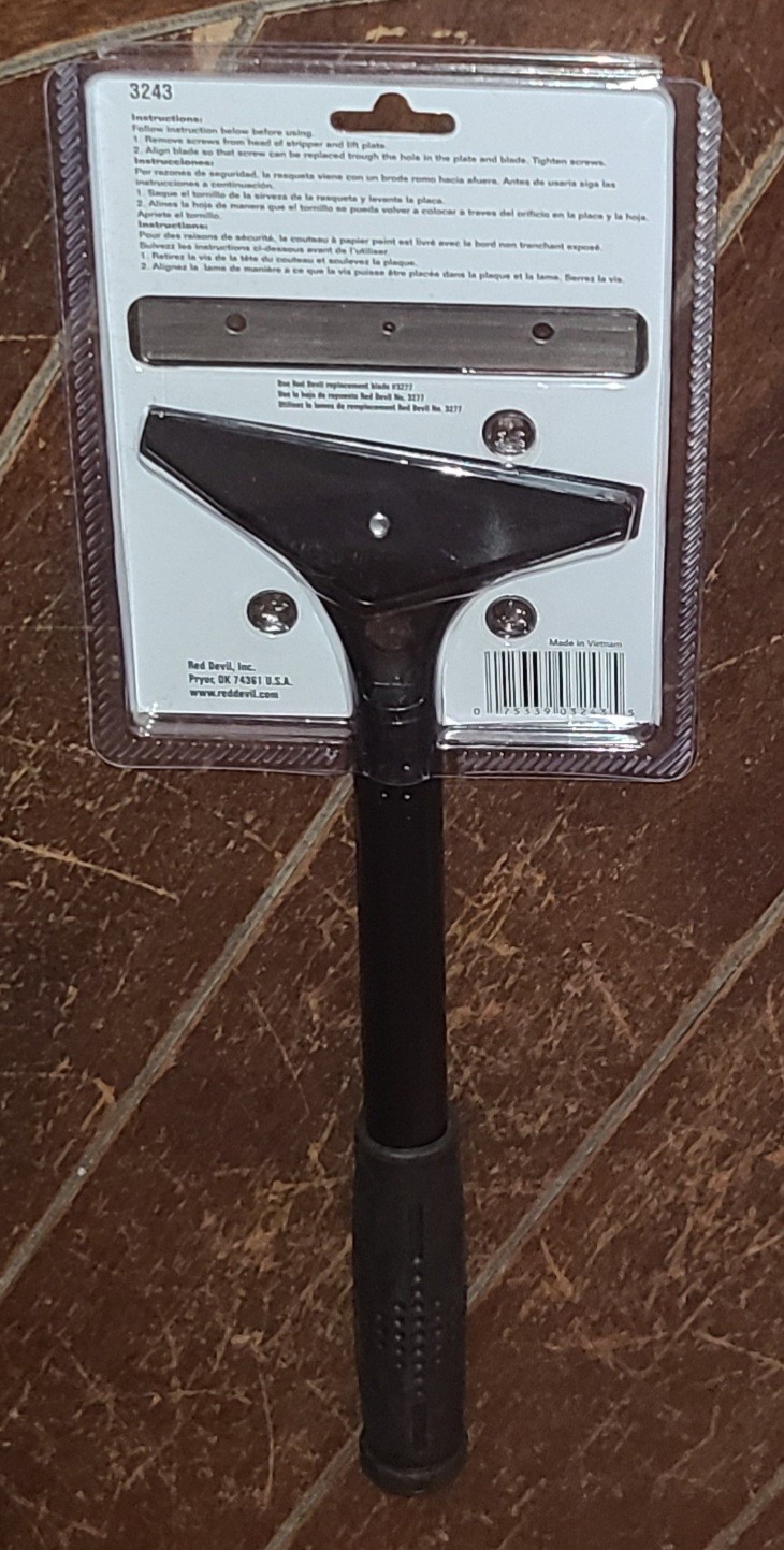 Red Devil 4" Angled Wallpaper Stripper w/Long Handle - Model #3243
