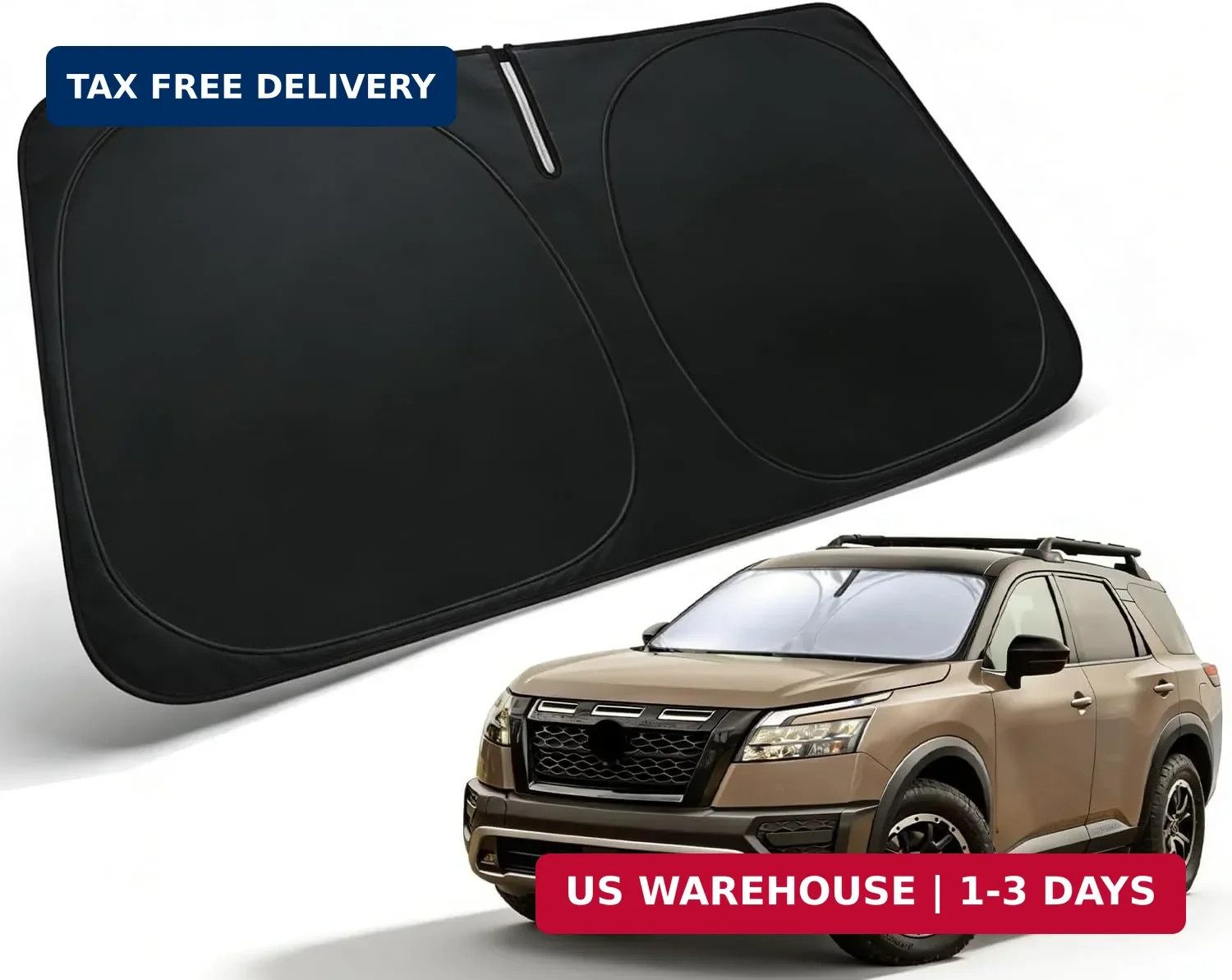Windshield Sun Shade for 2022-2026 Nissan Pathfinder Accessories | Car Front Win
