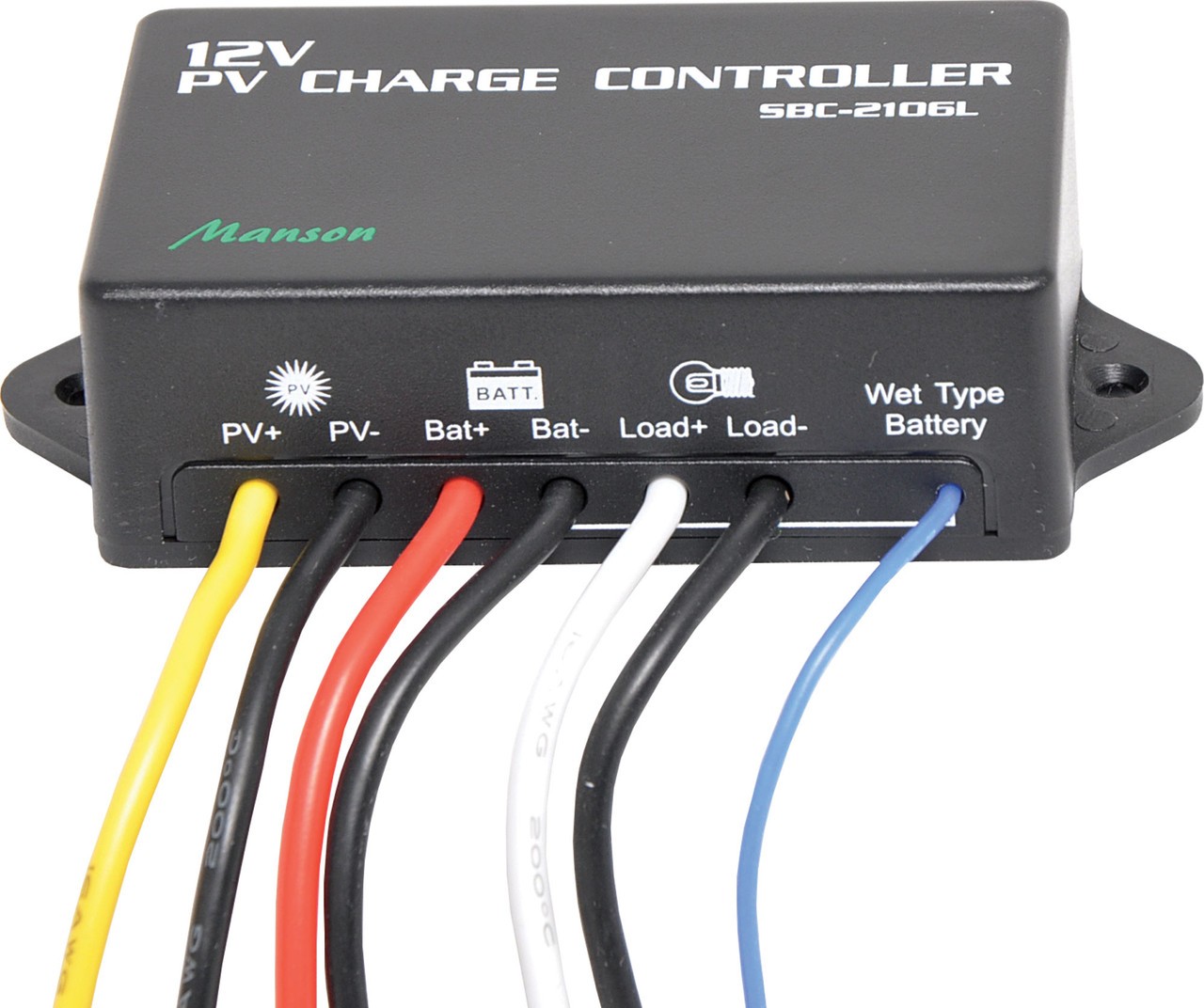 Manson 6A 12VDC PWM Night Switch Solar Charge Controller